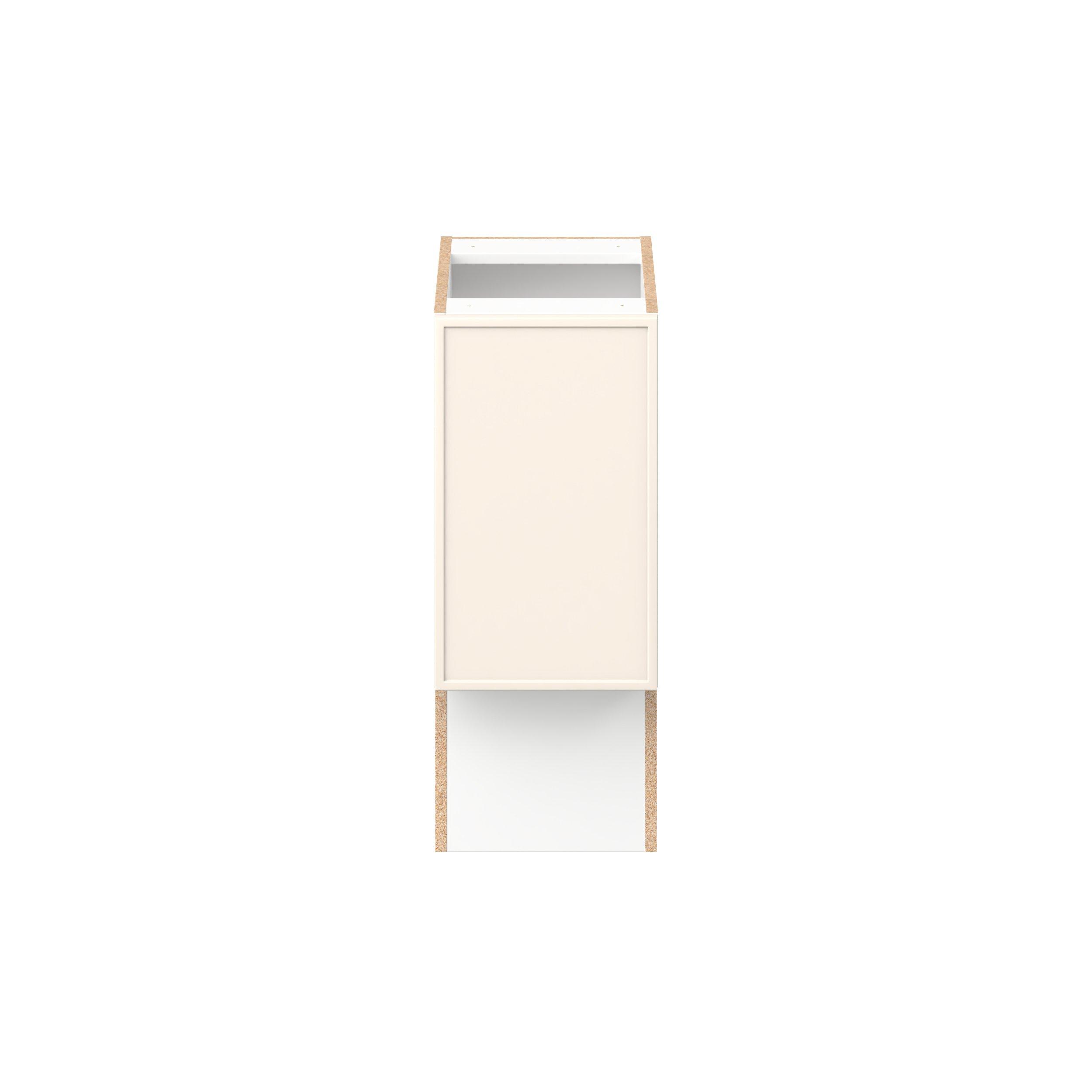 Linden 12 in. Painted Washed Linen Vanity Base Cabinet - ADA