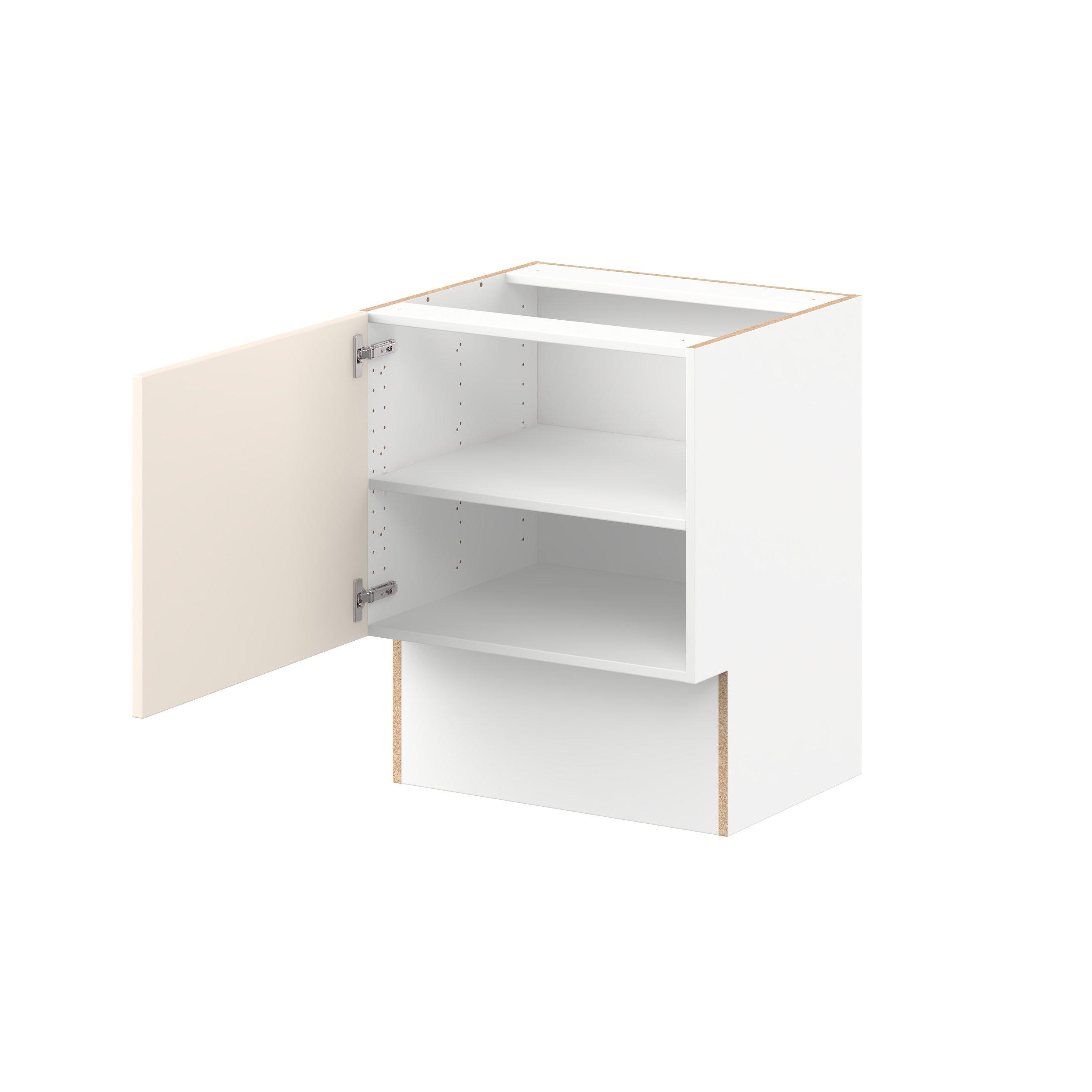 Linden 24 in. Painted Washed Linen Vanity Base Cabinet
