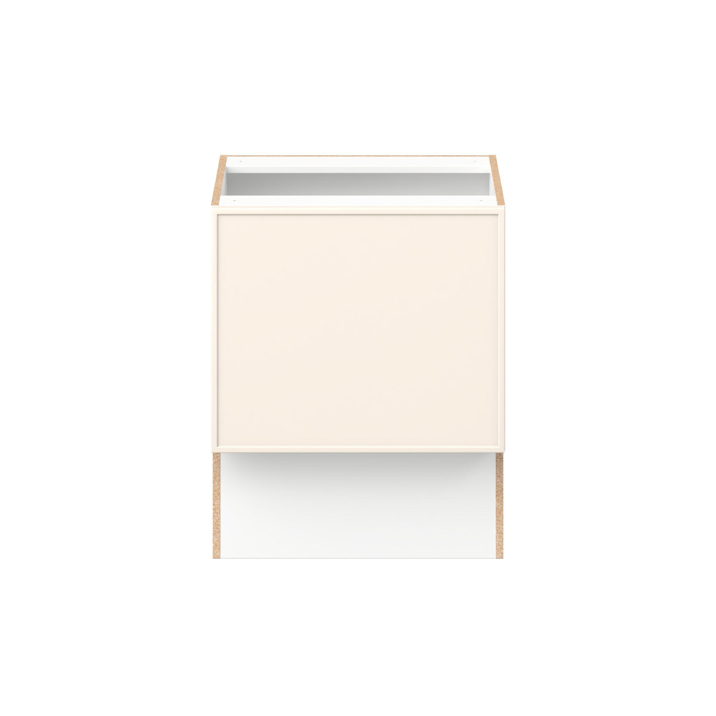 Linden 24 in. Painted Washed Linen Vanity Base Cabinet
