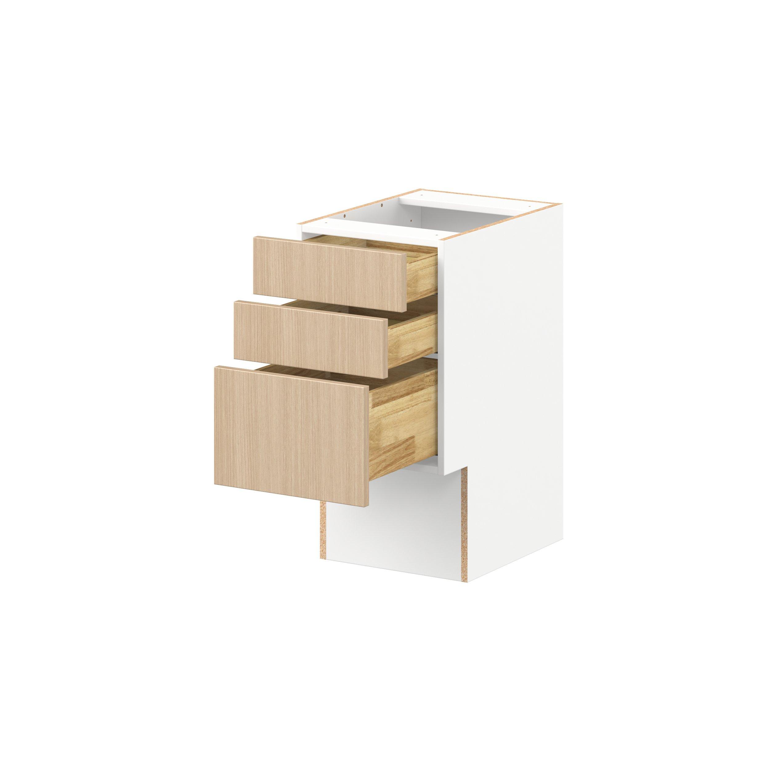 Glenwood 15 in. Mojavi Oak Vanity Drawer Base Cabinet - ADA