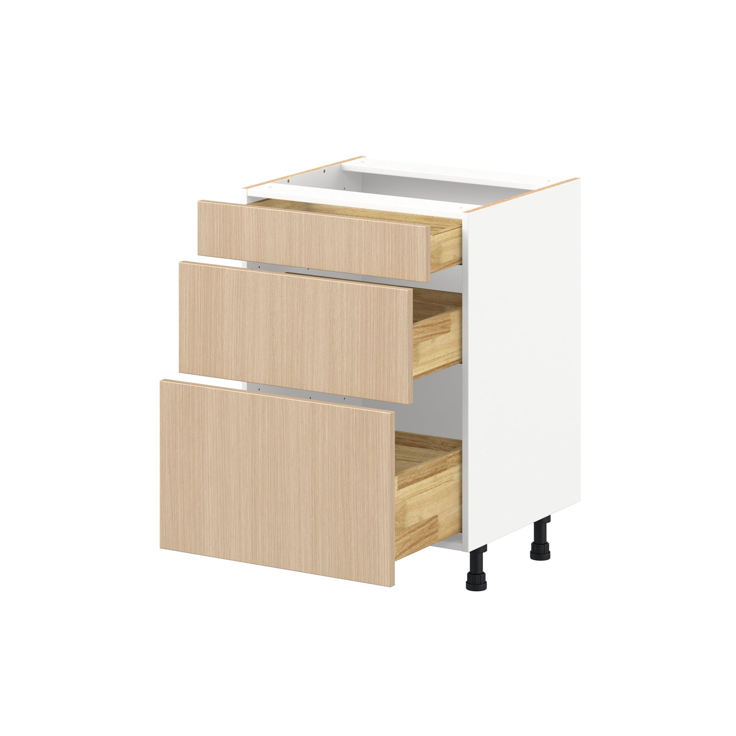 Glenwood 24 in. Mojavi Oak Vanity Drawer Base Cabinet - ADA