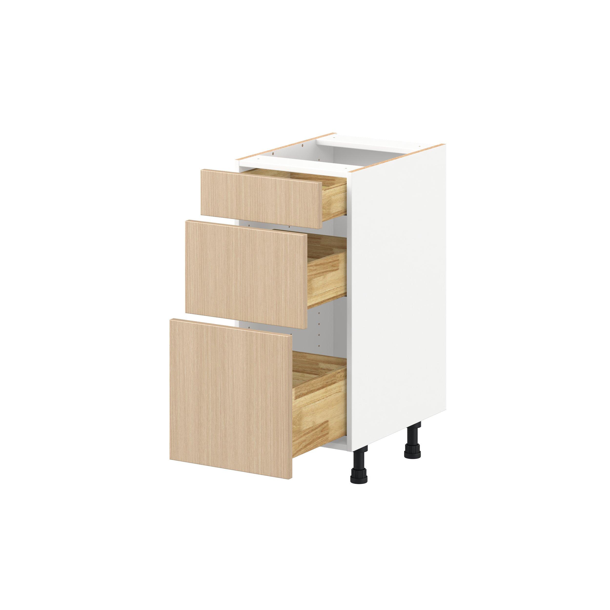 Glenwood 15 in. Mojavi Oak Vanity Drawer Base Cabinet - ADA
