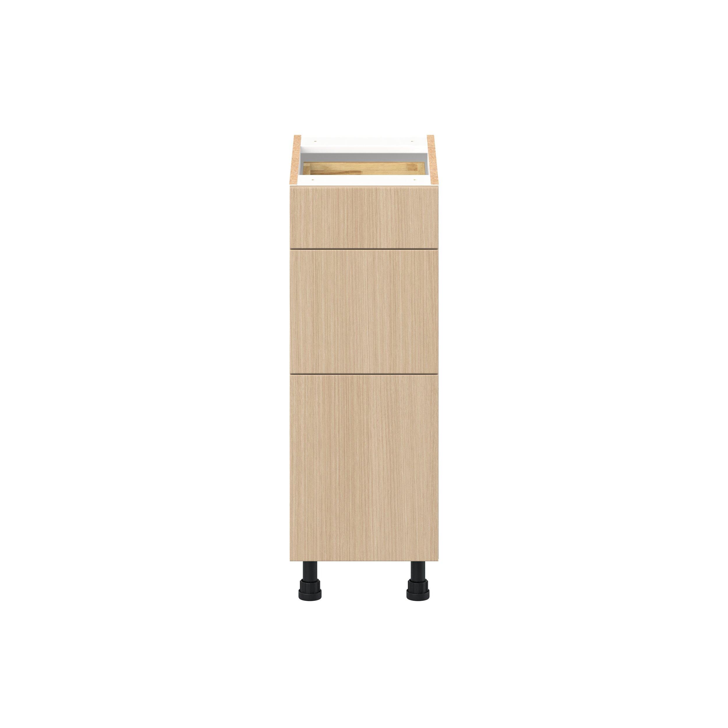 Glenwood 12 in. Mojavi Oak Vanity Drawer Base Cabinet
