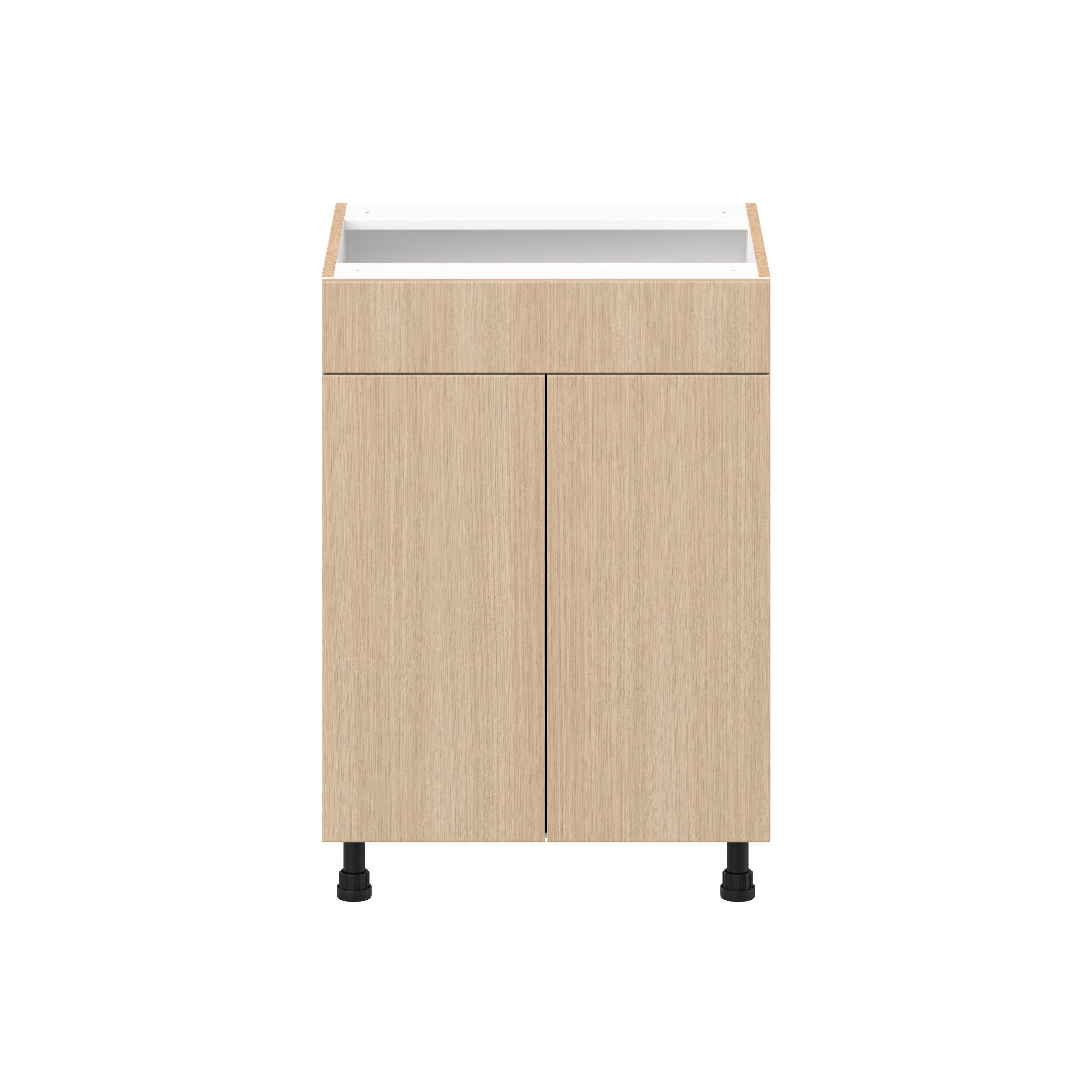 Glenwood 24 in. Mojavi Oak Vanity Sink Base Cabinet with False Front