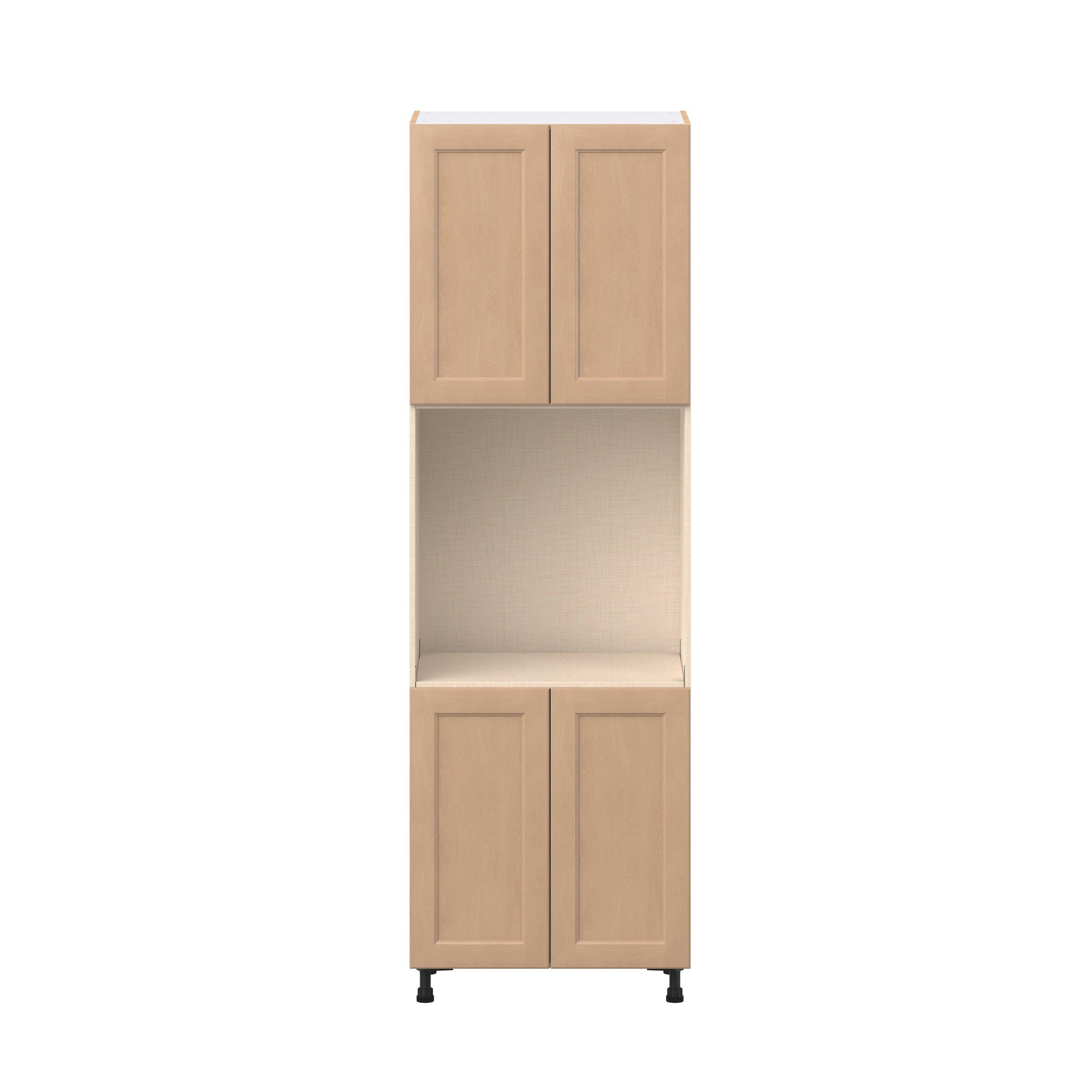 Sugarhill 30 in. Stained Sugar Cookie Door Single Oven Pantry Cabinet