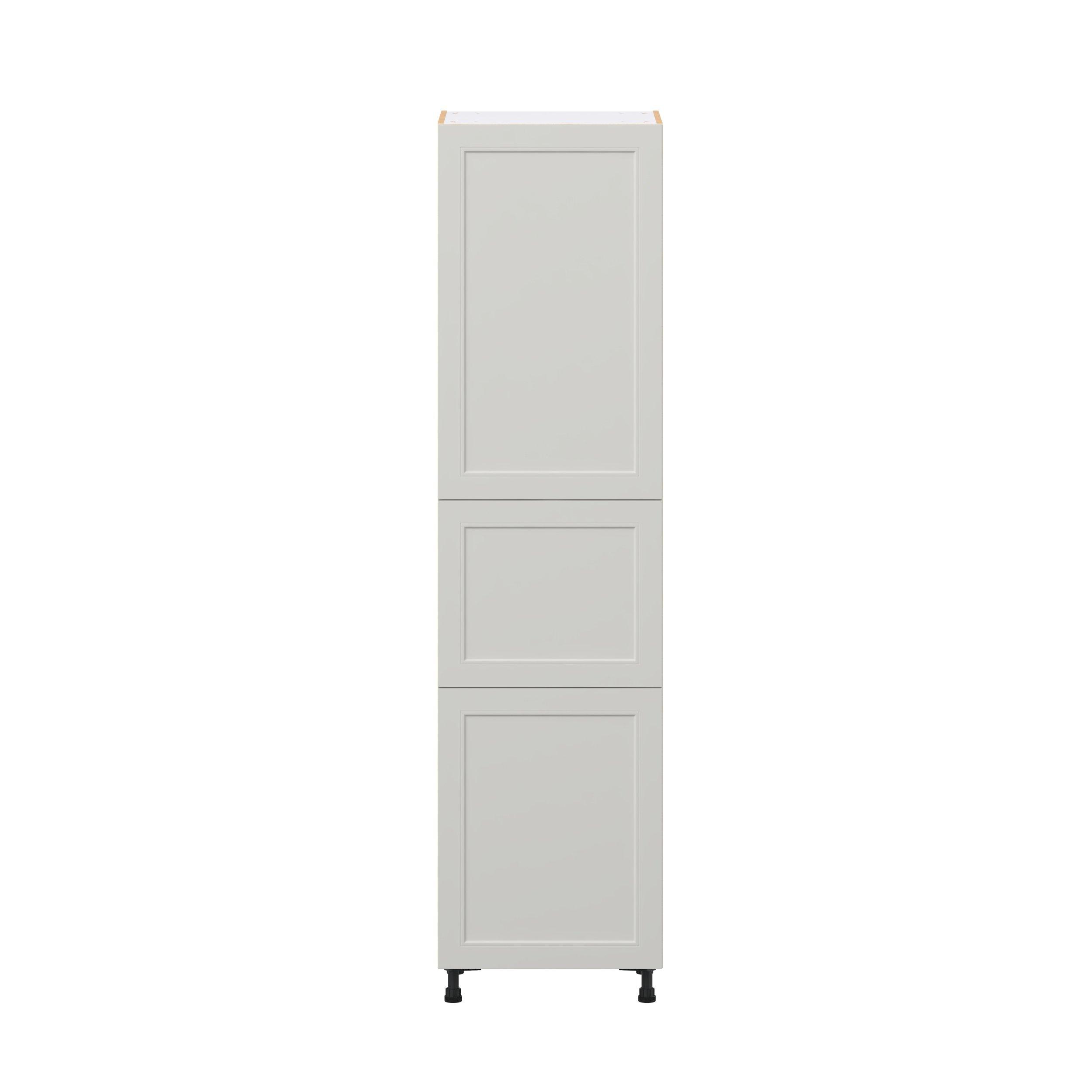 Lenox 24 in. Painted Light Gray Door Pantry Cabinet
