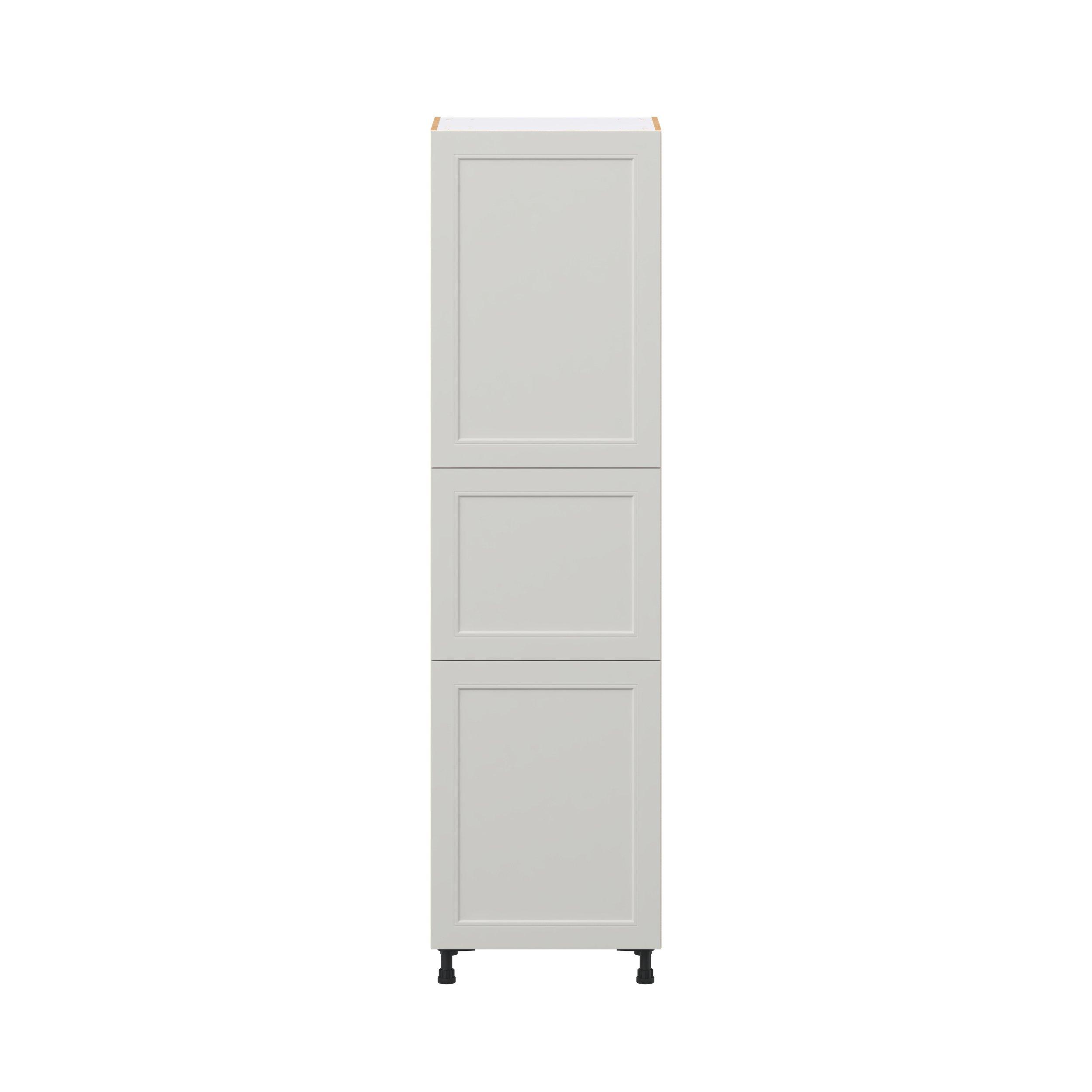 Lenox 24 in. Painted Light Gray Door Pantry Cabinet