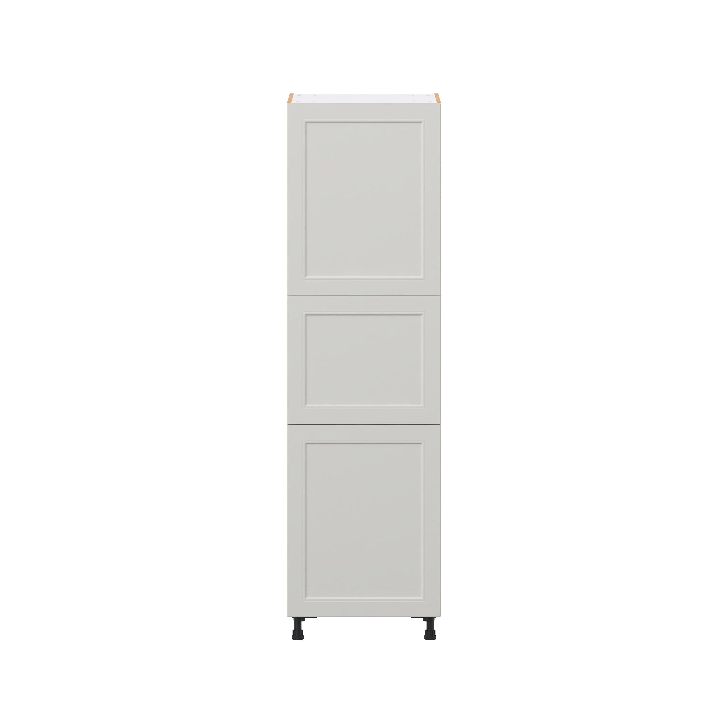 Lenox 24 in. Painted Light Gray Door Pantry Cabinet