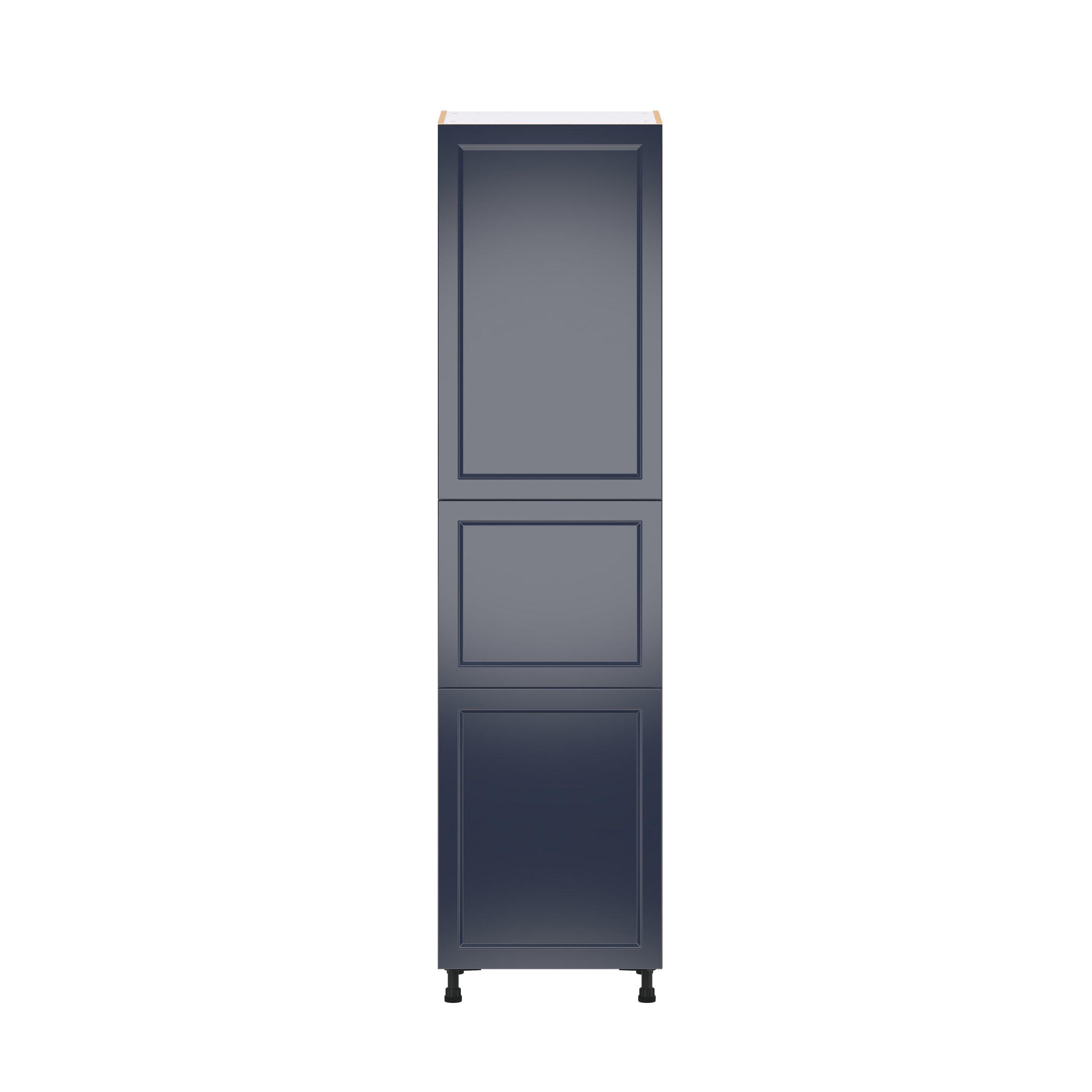 Peachtree 24 in. Painted Midnight Blue Door Pantry Cabinet
