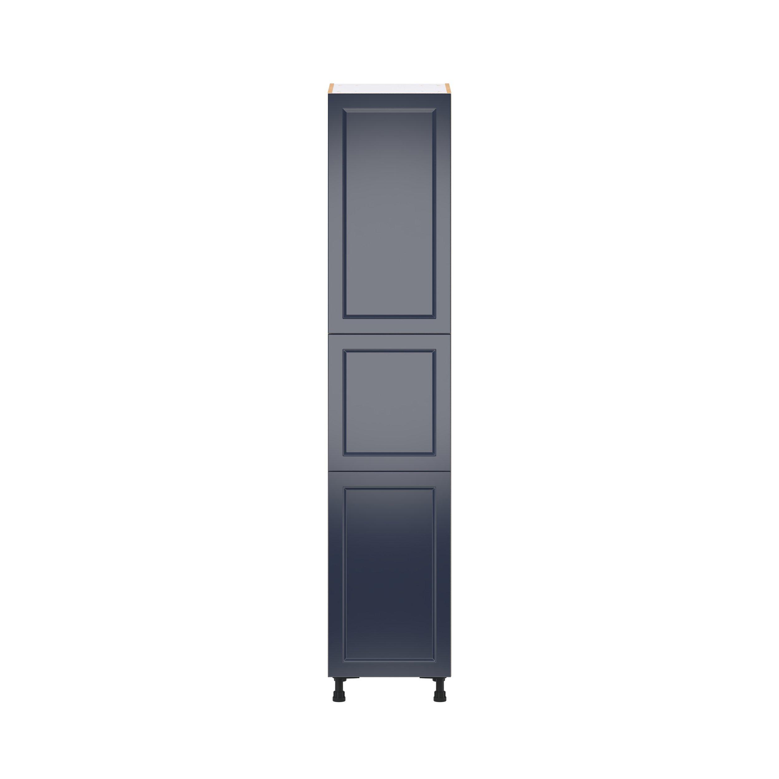 Peachtree 18 in. Painted Midnight Blue Door Pantry Cabinet