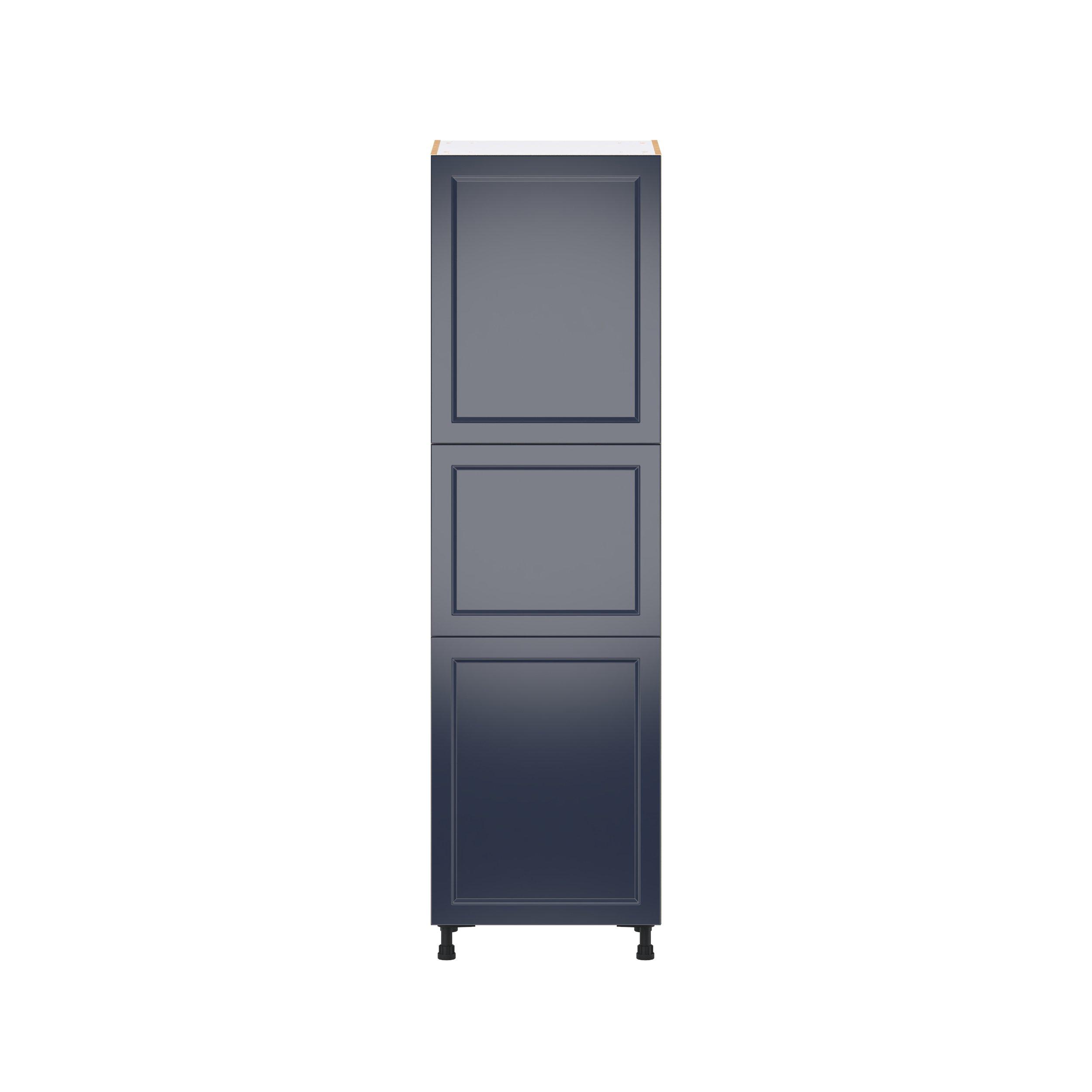 Peachtree 24 in. Painted Midnight Blue Door Pantry Cabinet