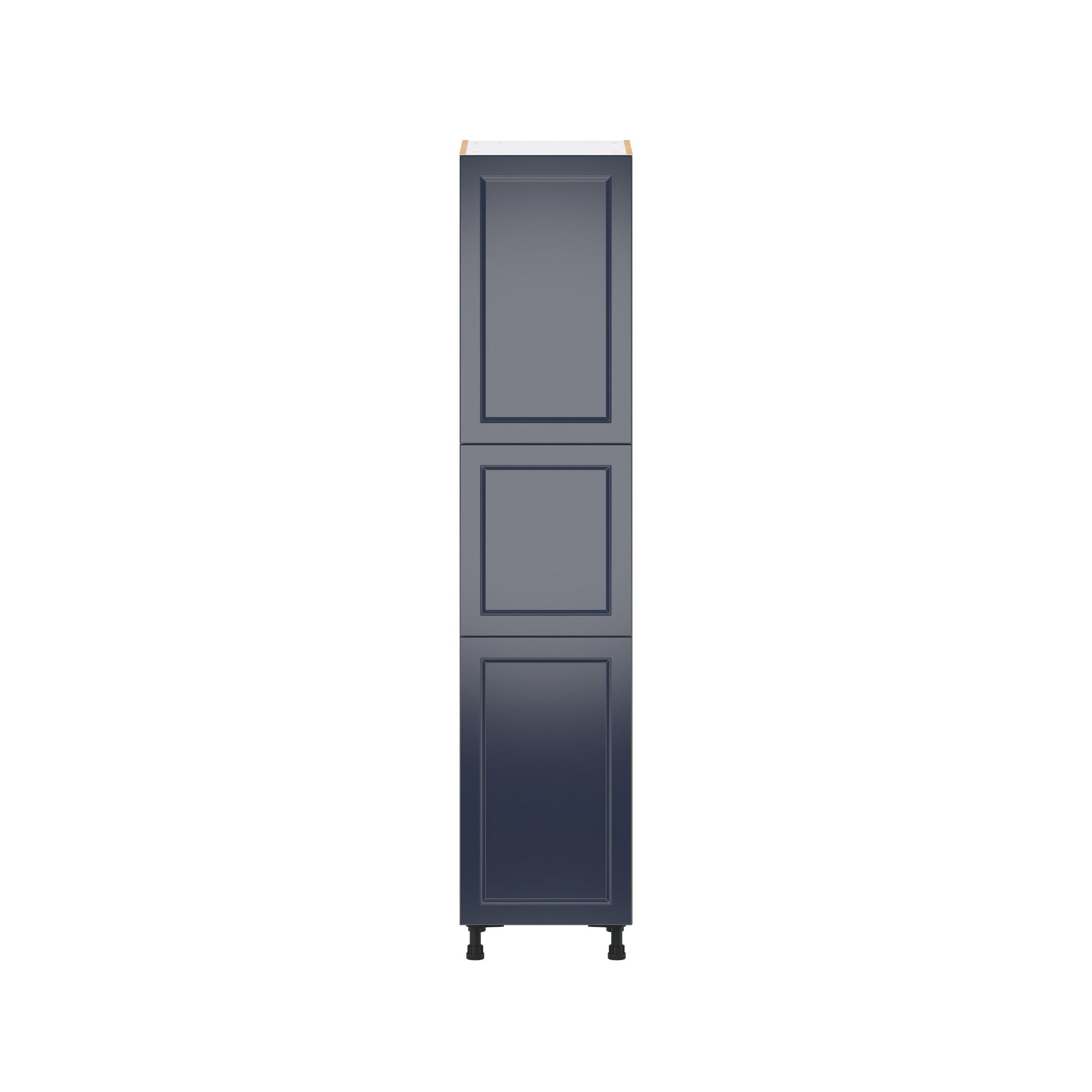 Peachtree 18 in. Painted Midnight Blue Door Pantry Cabinet