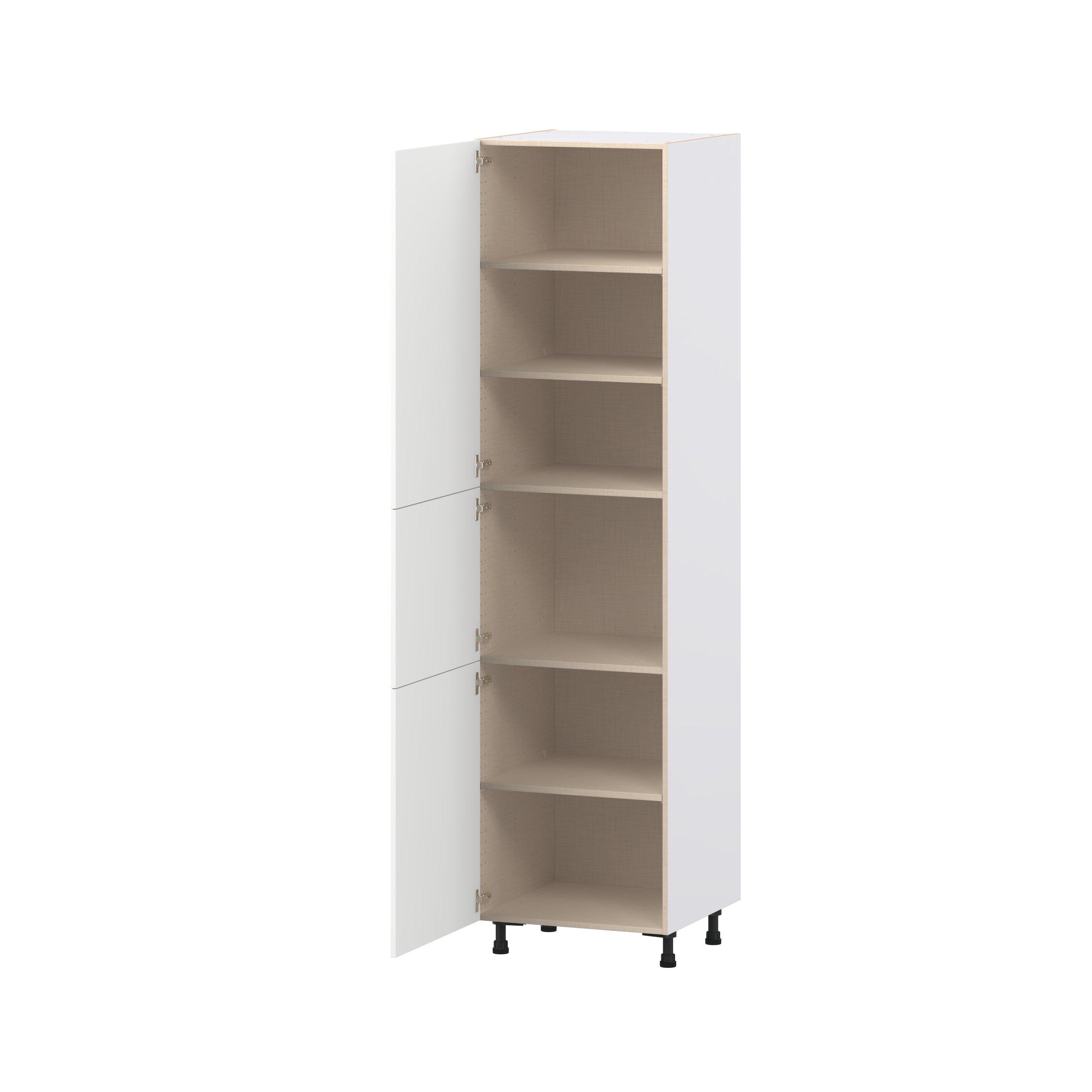 Peachtree 24 in. Painted Bright White Door Pantry Cabinet