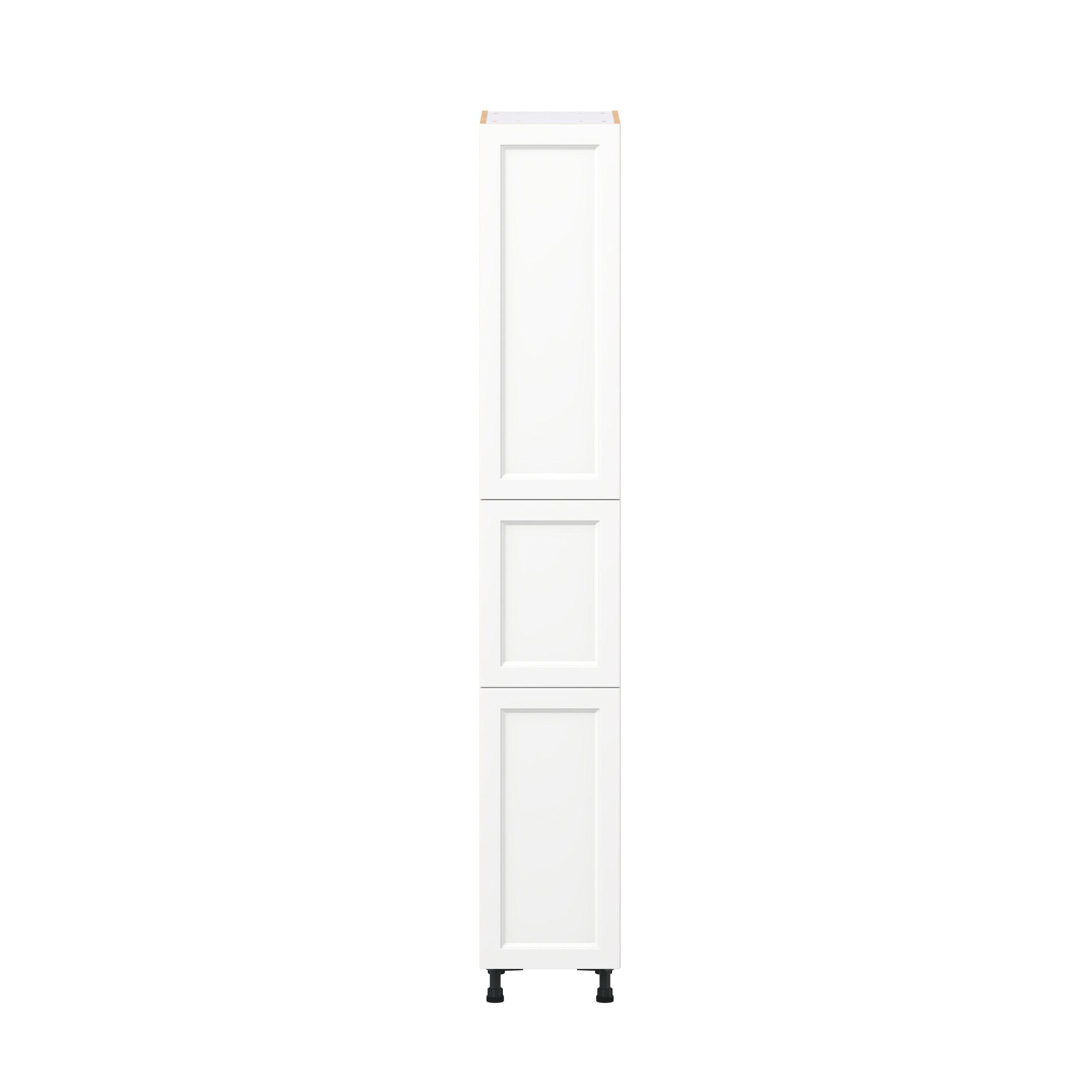Peachtree 15 in. Painted Bright White Door Pantry Cabinet