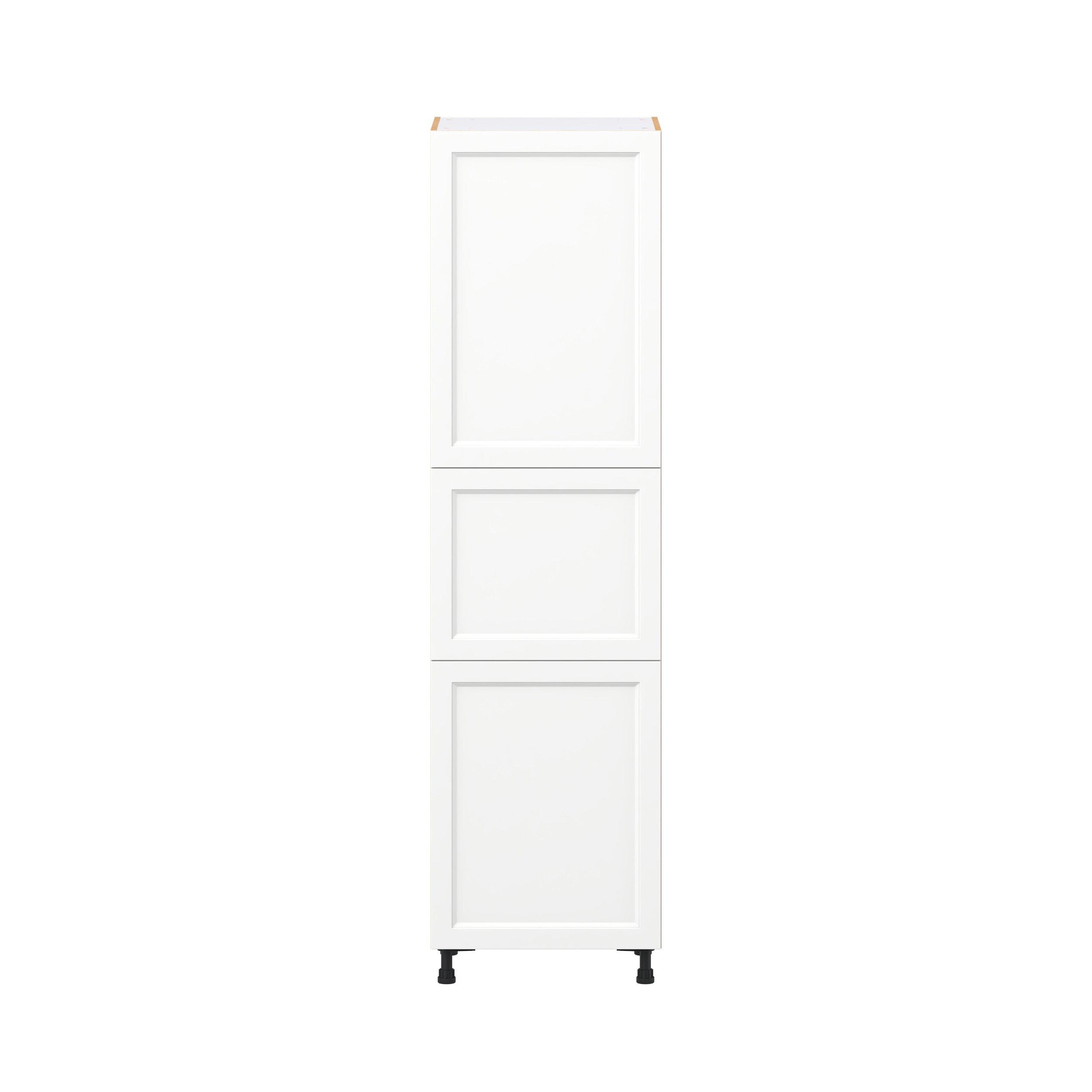 Peachtree 24 in. Painted Bright White Door Pantry Cabinet
