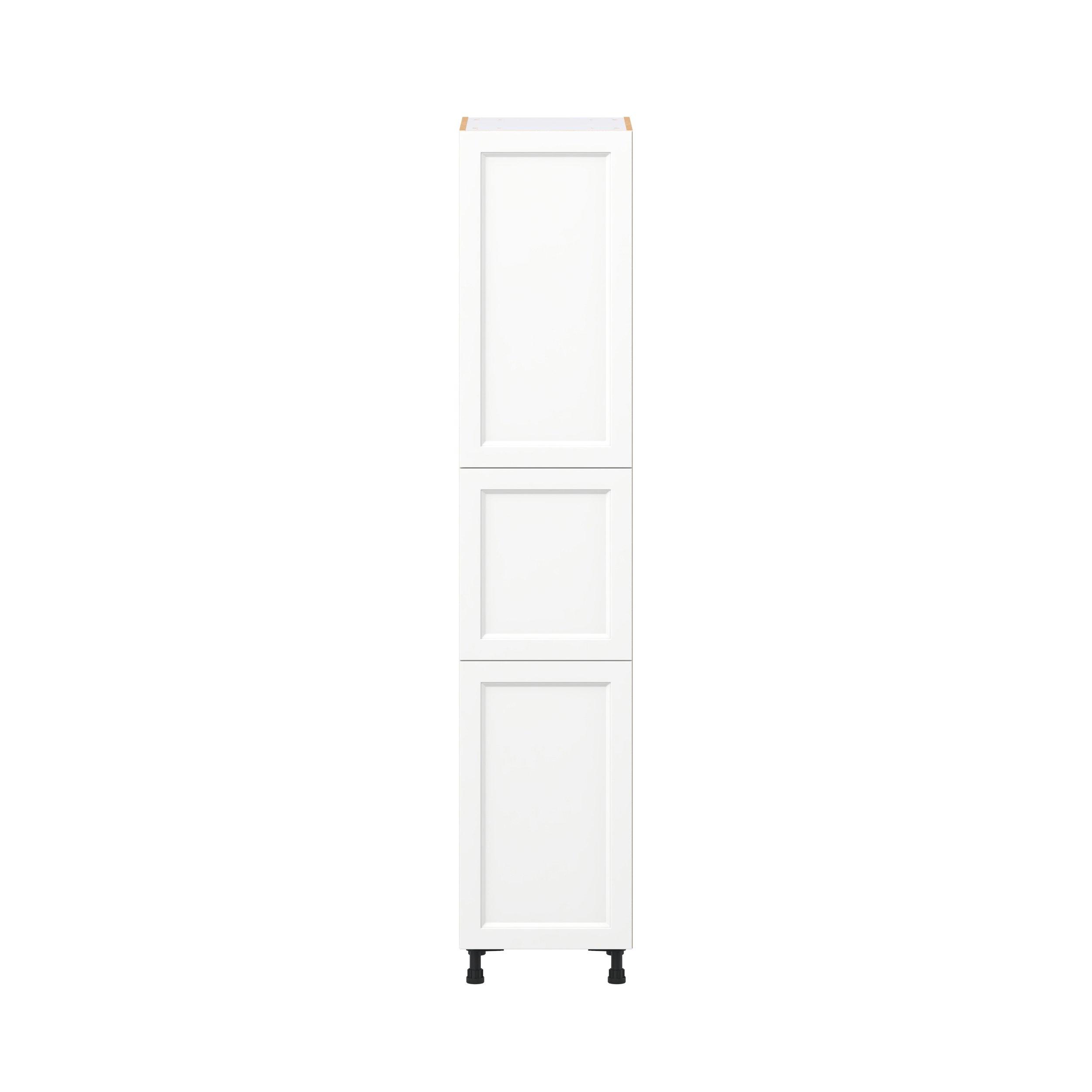 Peachtree 18 in. Painted Bright White Door Pantry Cabinet