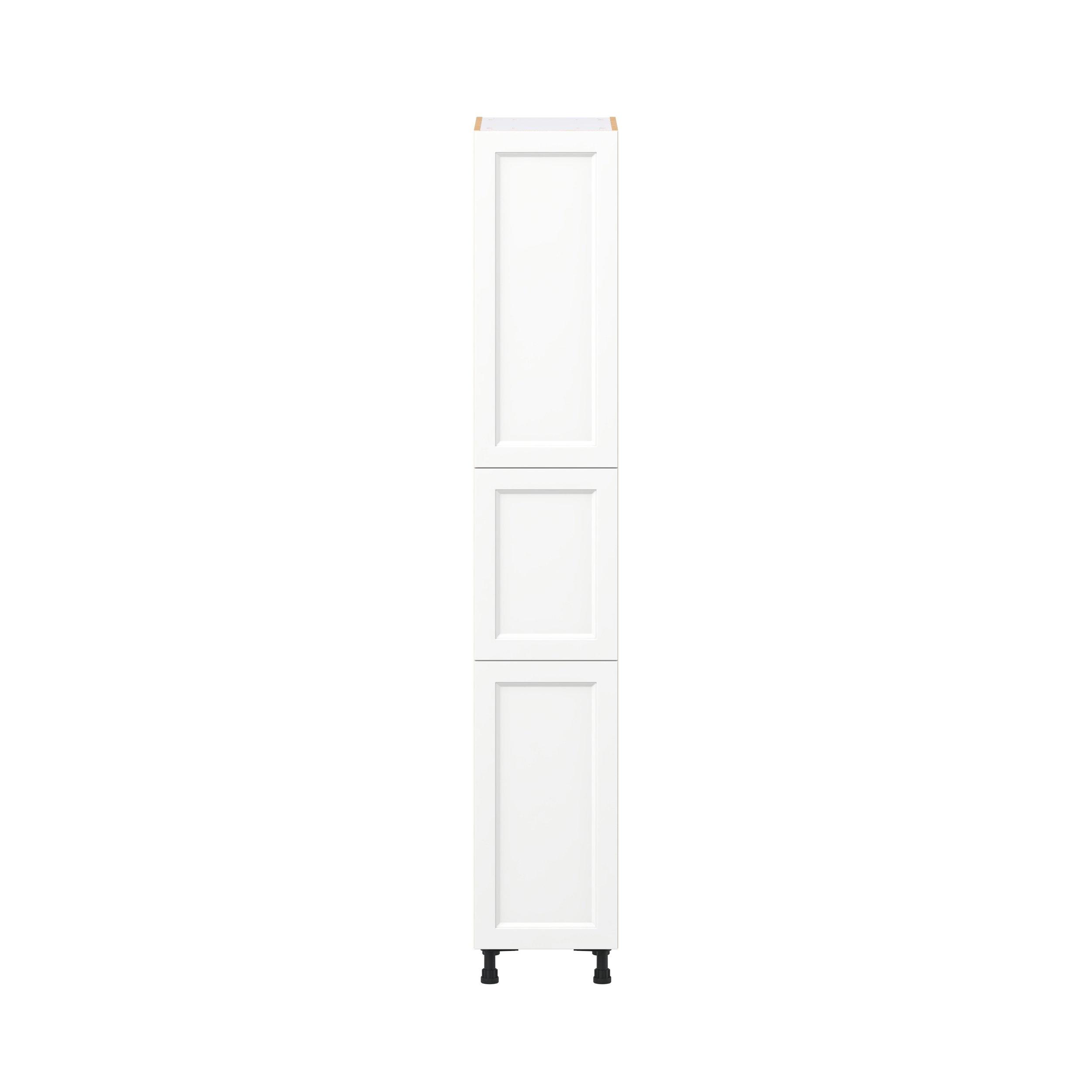 Peachtree 15 in. Painted Bright White Door Pantry Cabinet