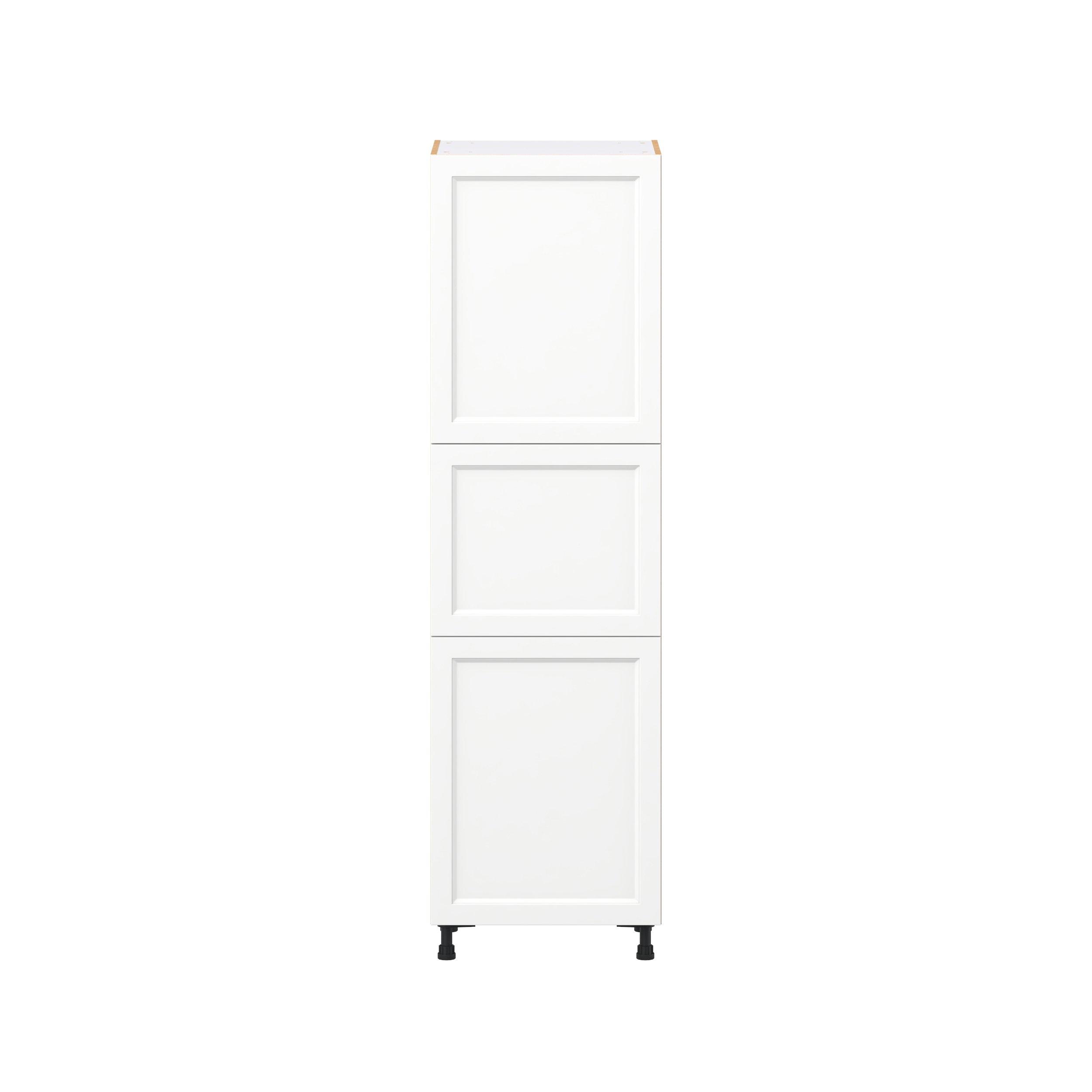 Peachtree 24 in. Painted Bright White Door Pantry Cabinet