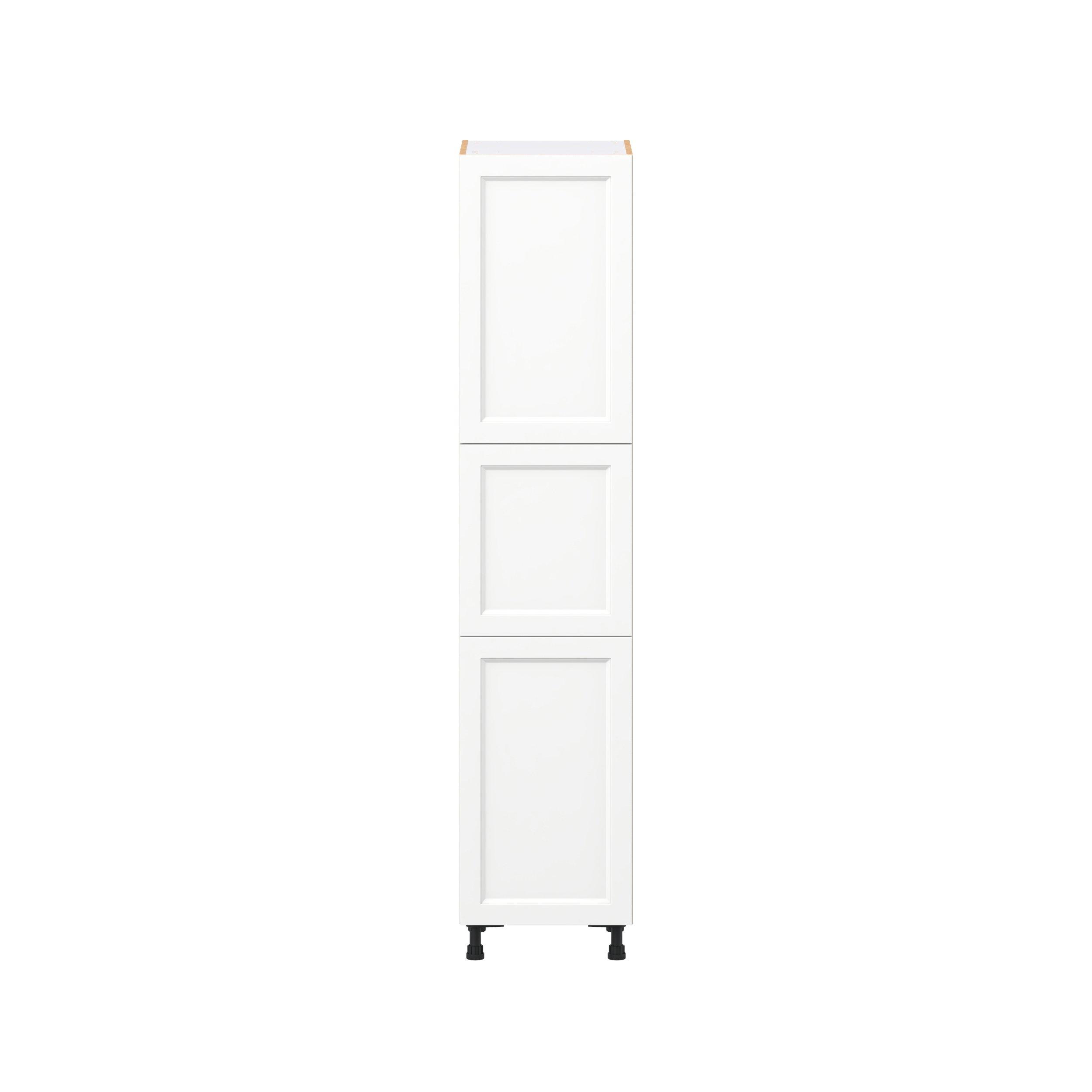 Peachtree 18 in. Painted Bright White Door Pantry Cabinet