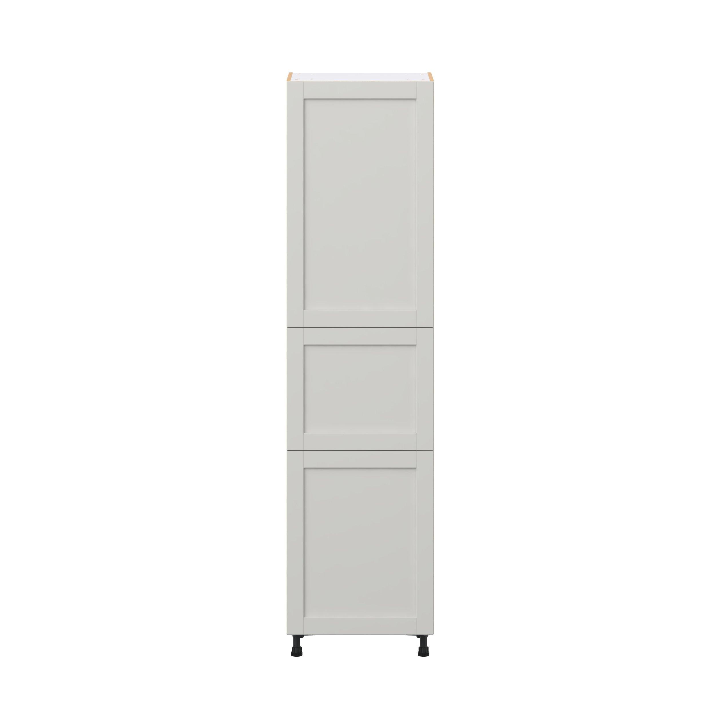 Summerhill 24 in. Light Gray Door Pantry Cabinet