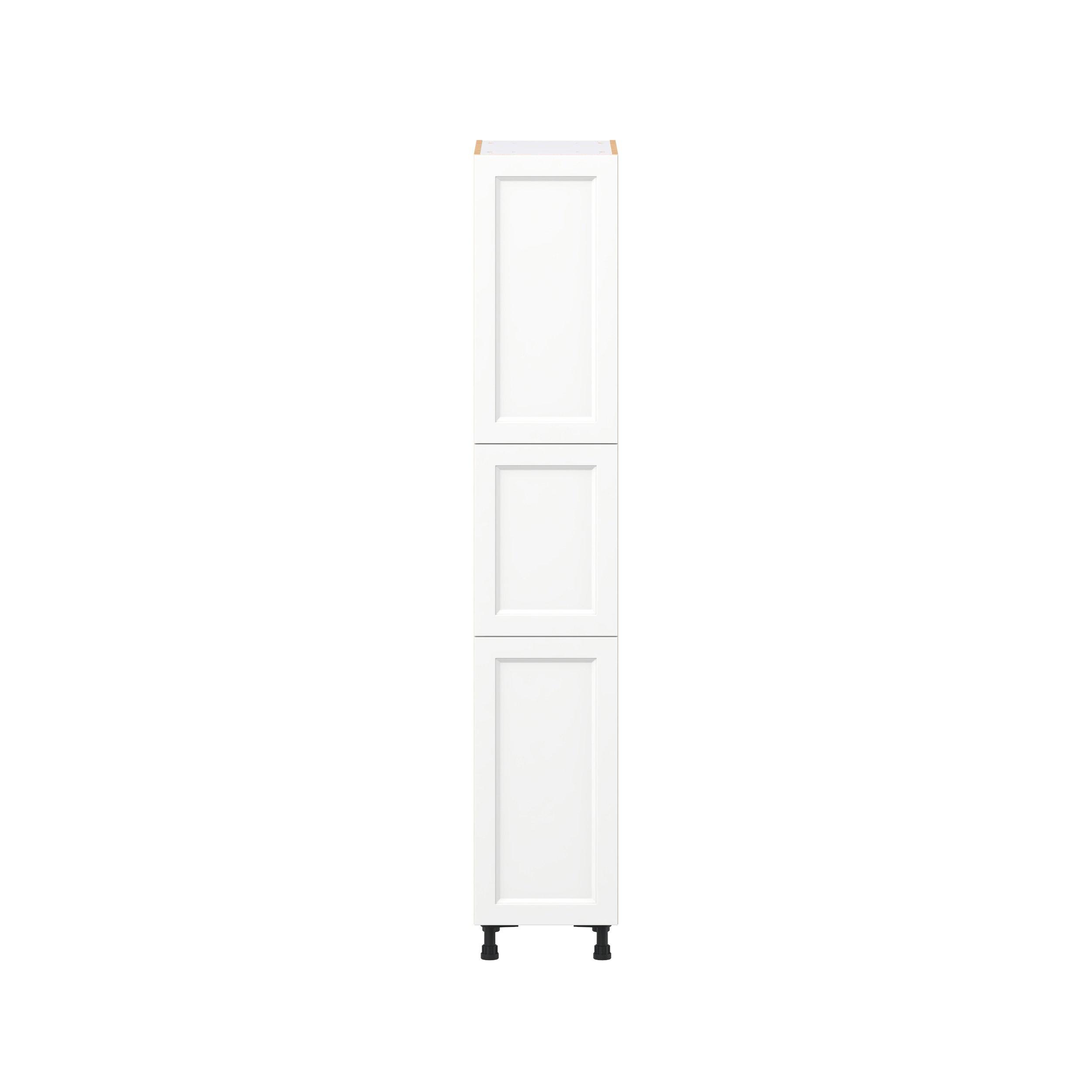 Peachtree 15 in. Painted Bright White Door Pantry Cabinet
