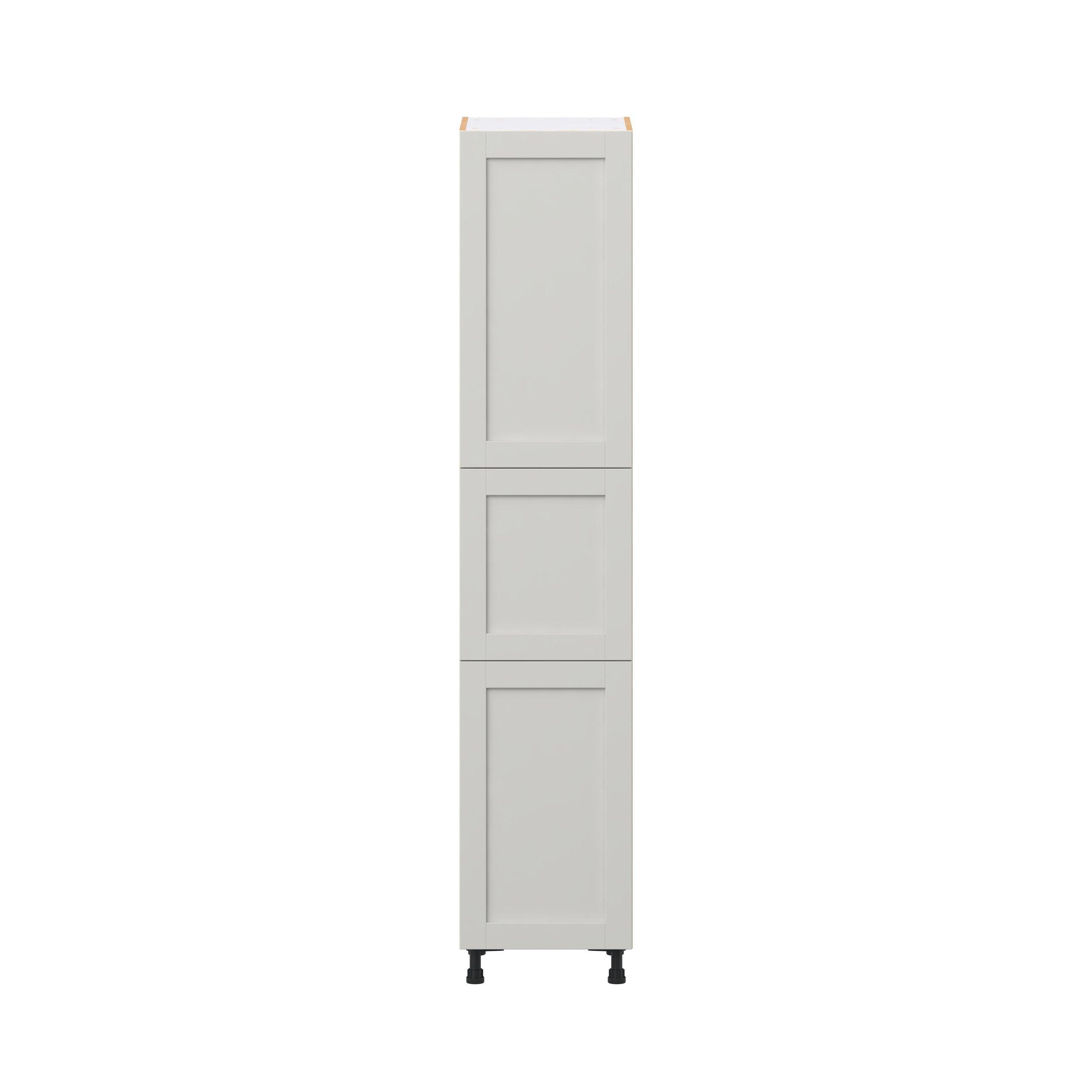 Summerhill 18 in. Light Gray Door Pantry Cabinet