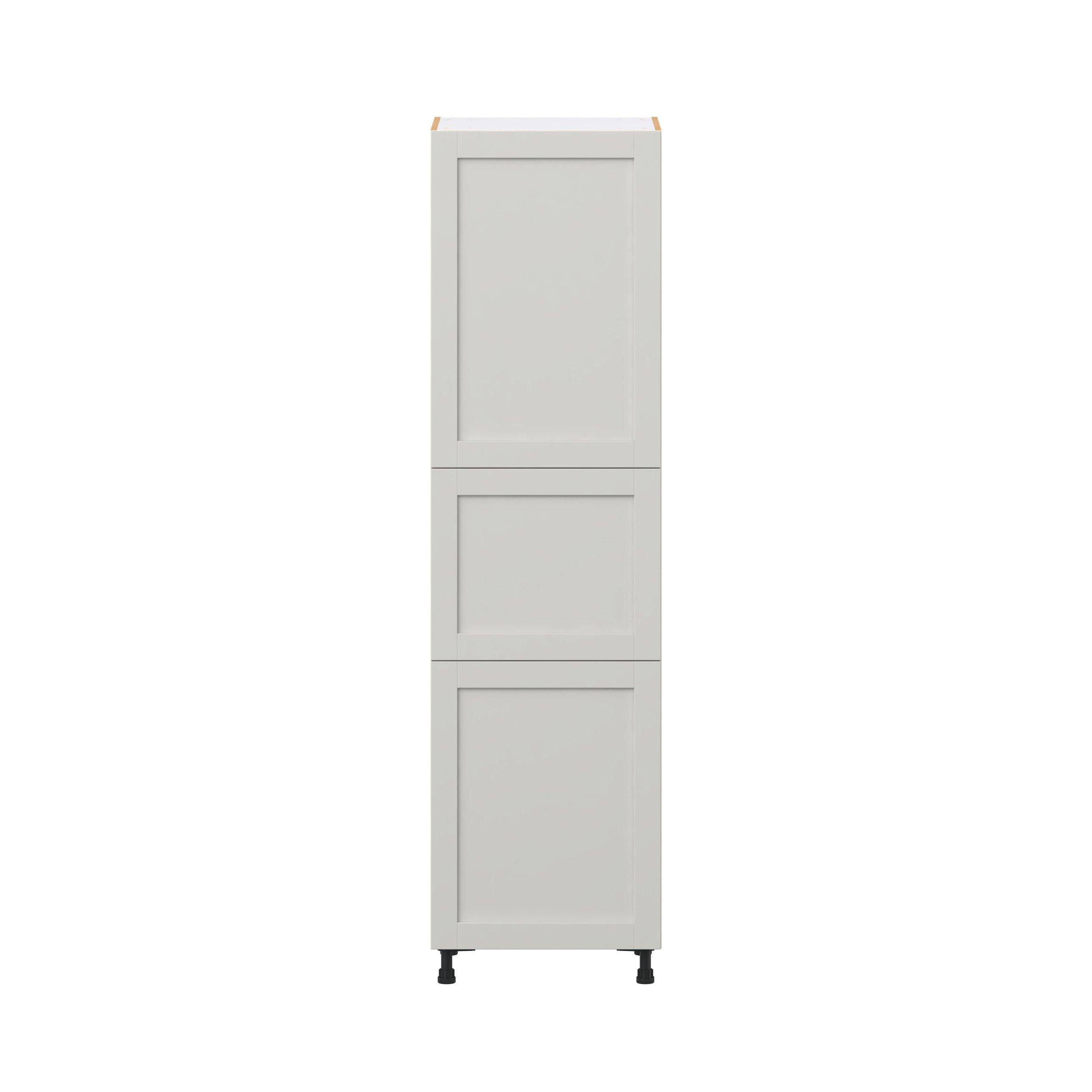 Summerhill 24 in. Light Gray Door Pantry Cabinet