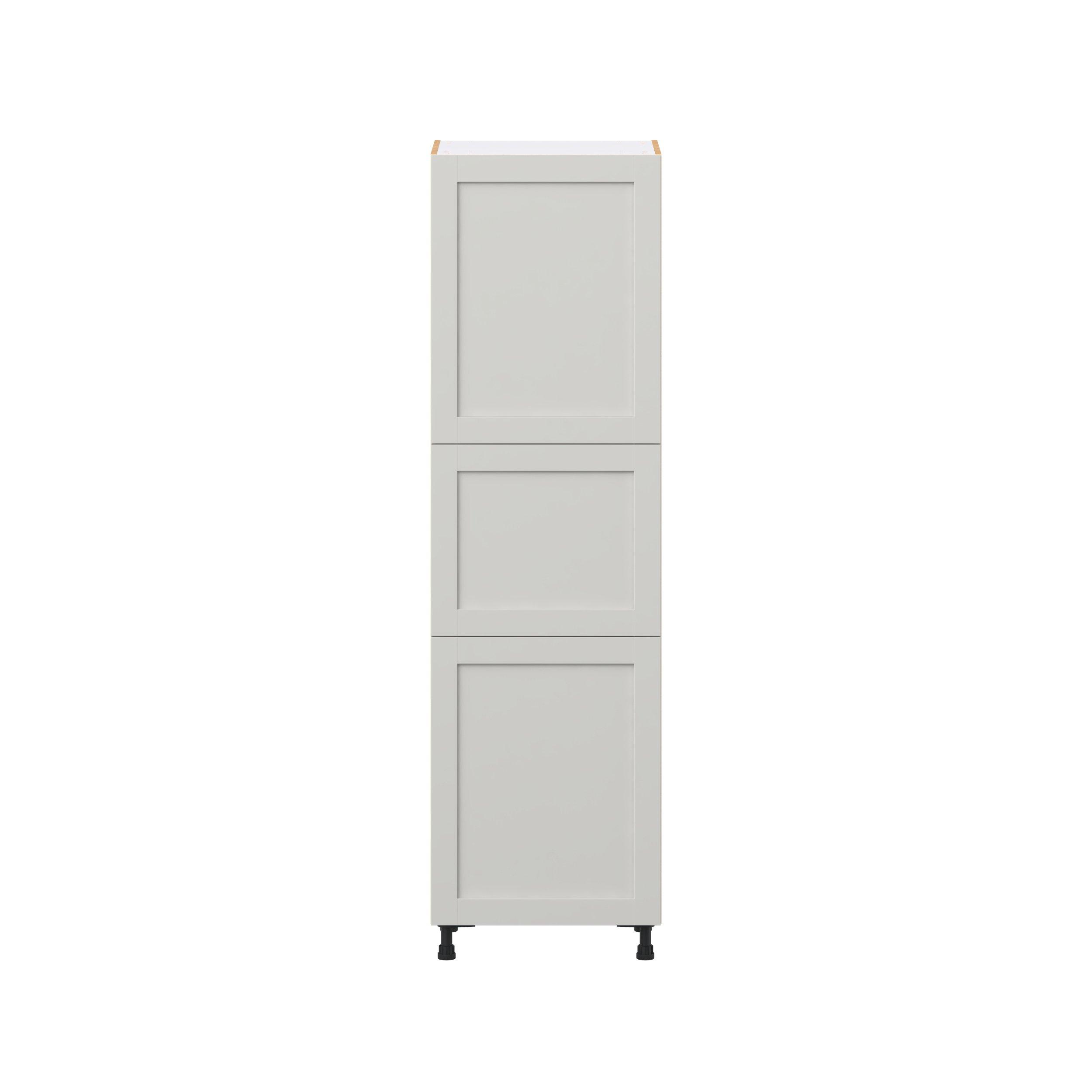 Summerhill 24 in. Light Gray Door Pantry Cabinet