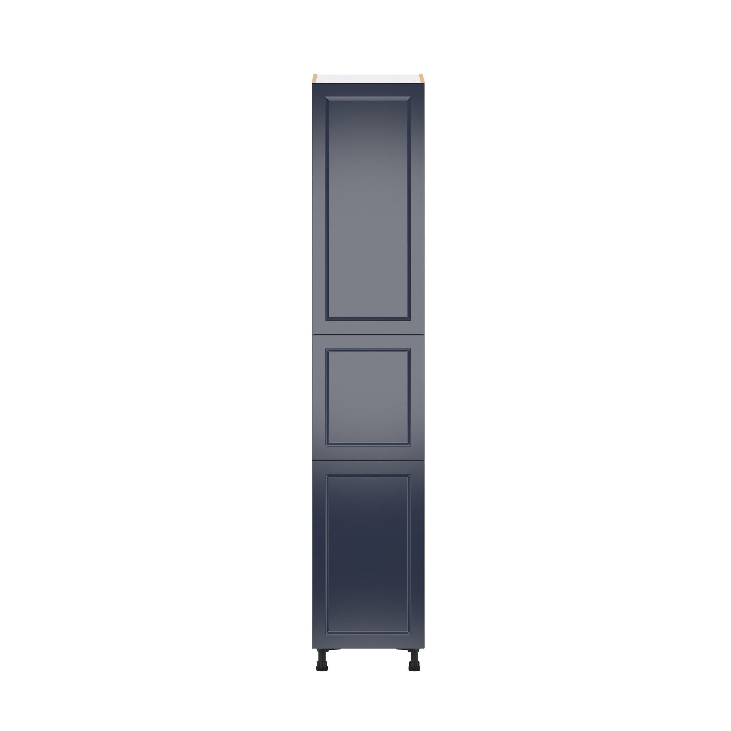Peachtree 18 in. Painted Midnight Blue Door Pantry Cabinet