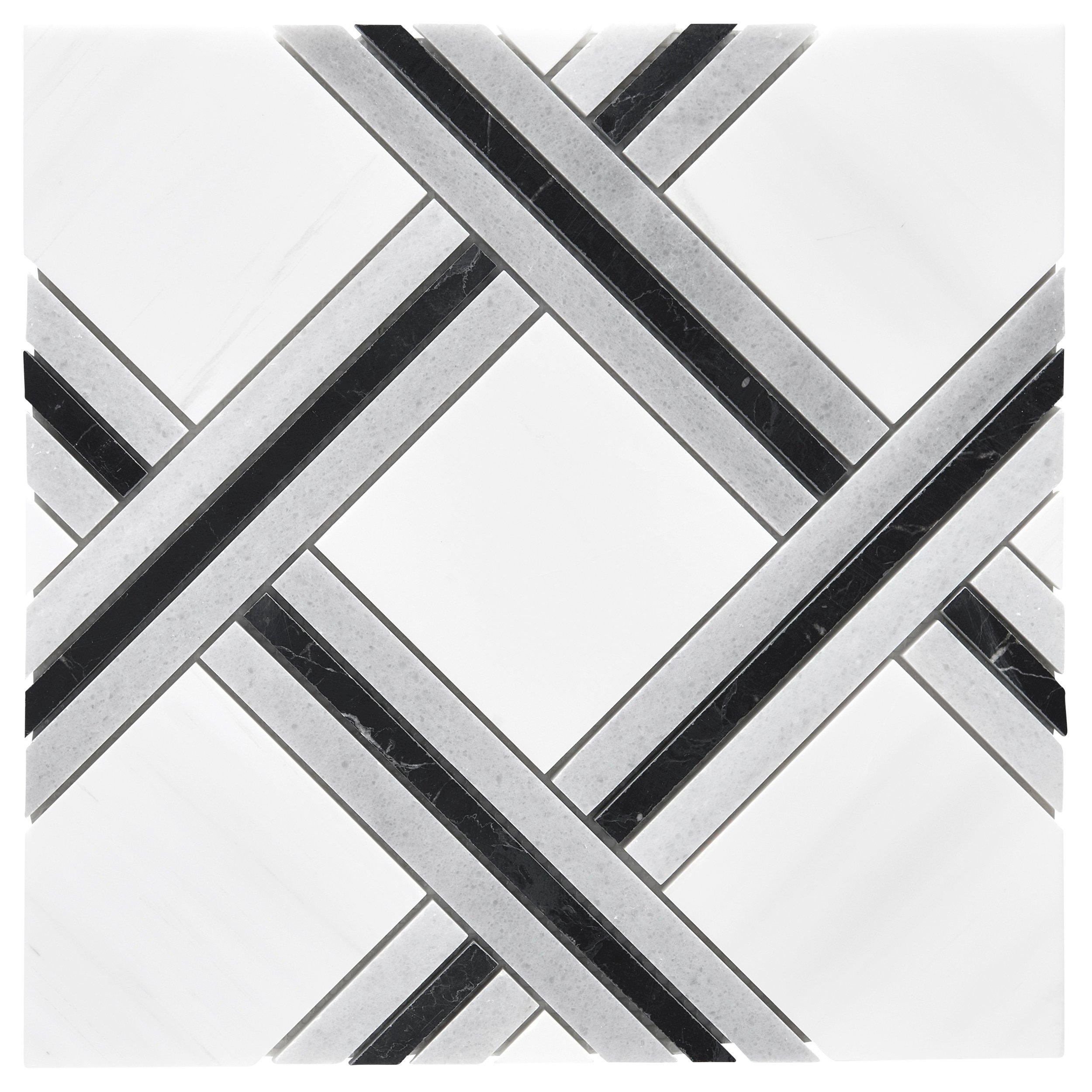 Nexes Dolomite Polished Marble Mosaic