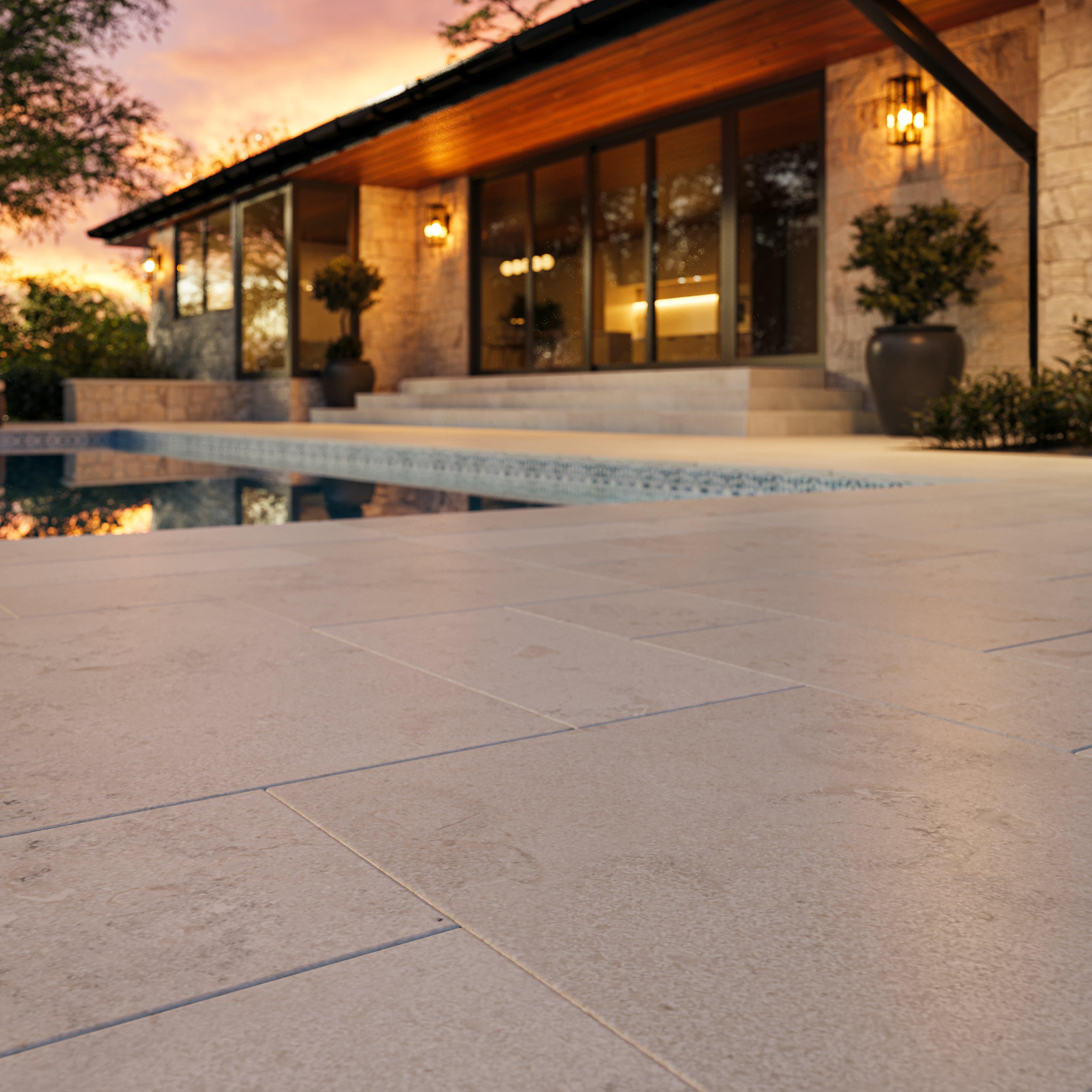 Magnolia Bleu High Gloss Porcelain Tile