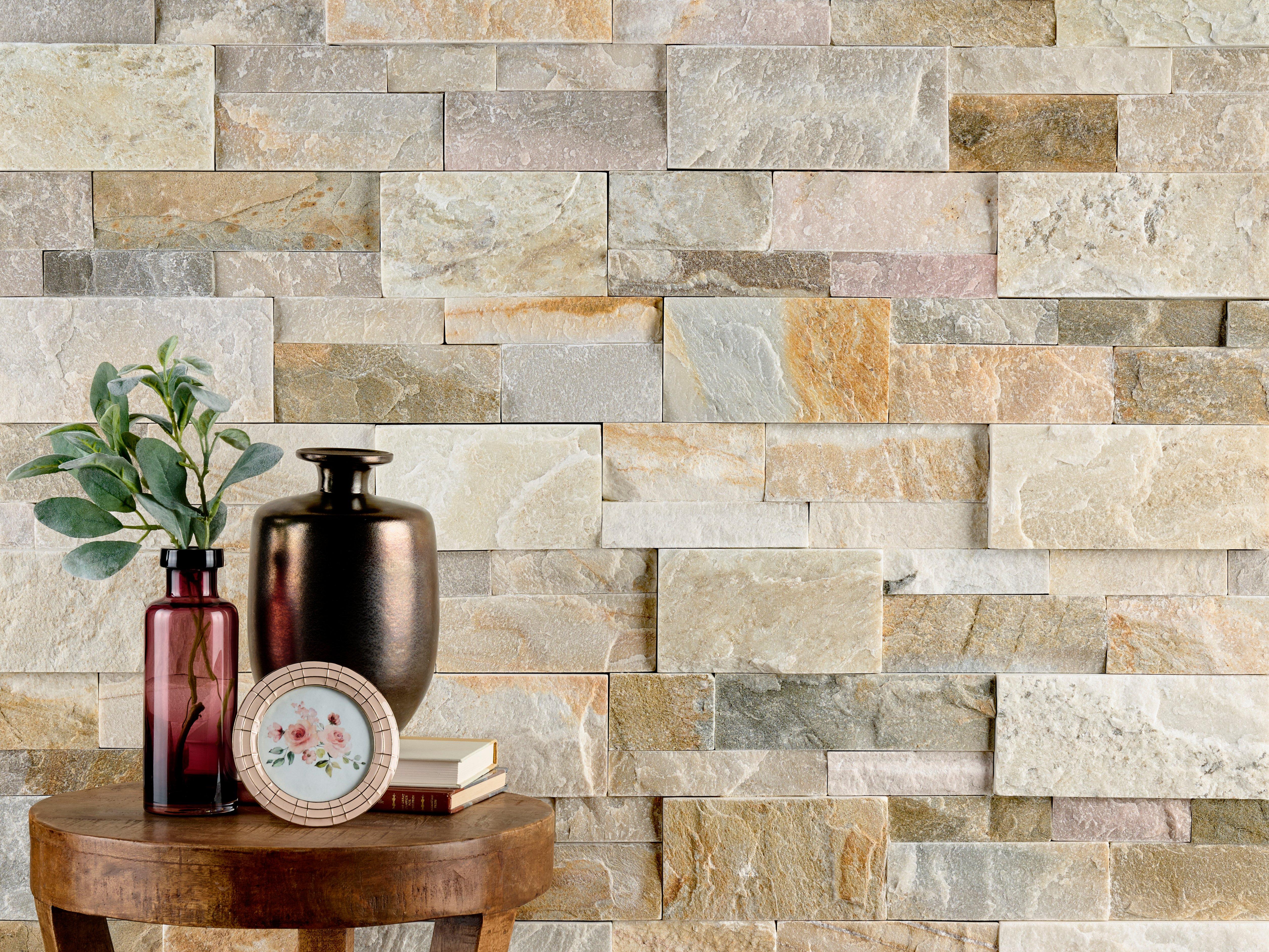 Meadowcrest Quartzite Splitface Textured Ledger Panel