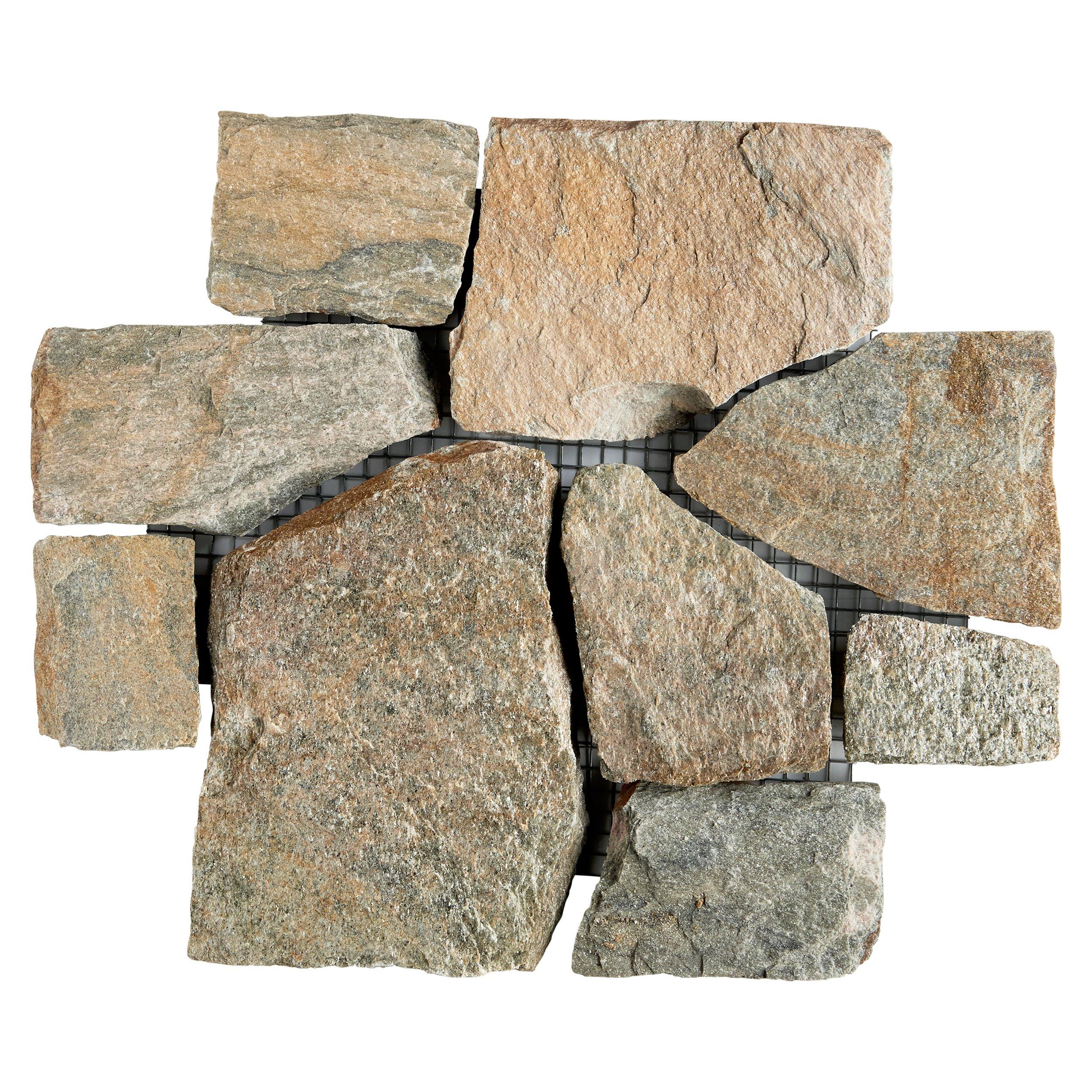 Tuscan Sun Quartzite Random Ledger Panel