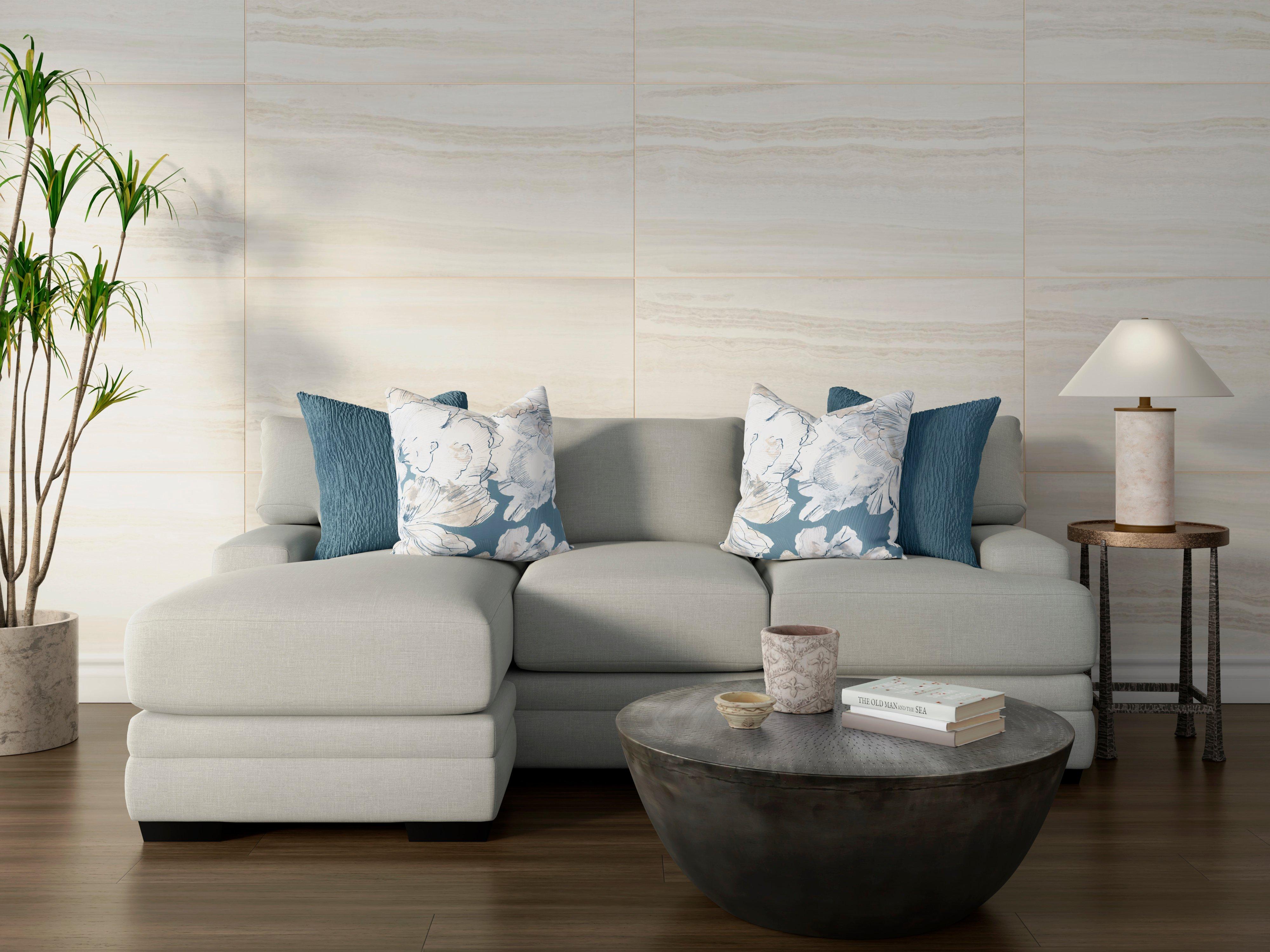 Ivory Dunes Honed Limestone Tile