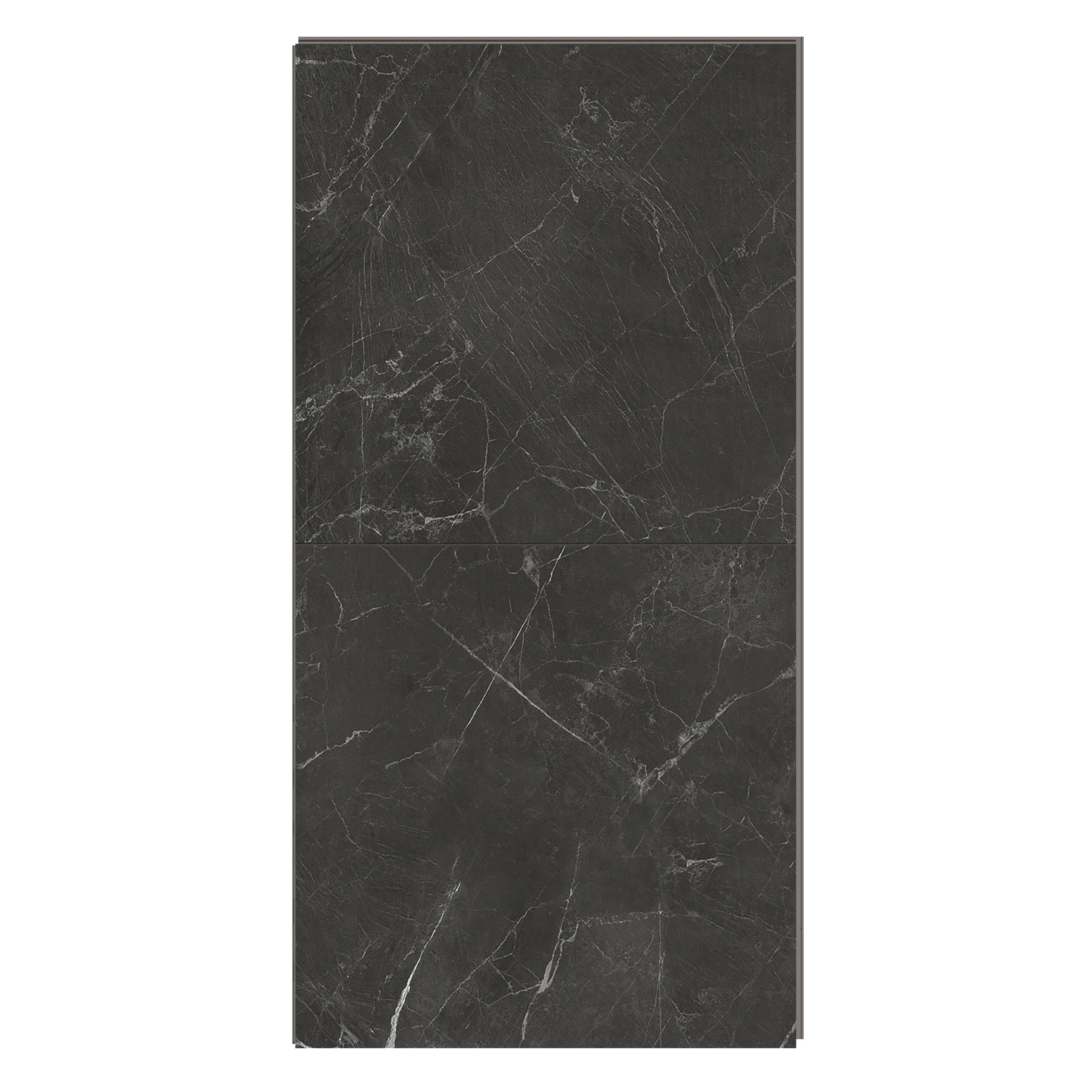 Nero Marquina Waterproof Rigid Core Luxury Vinyl Tile- Foam Pad