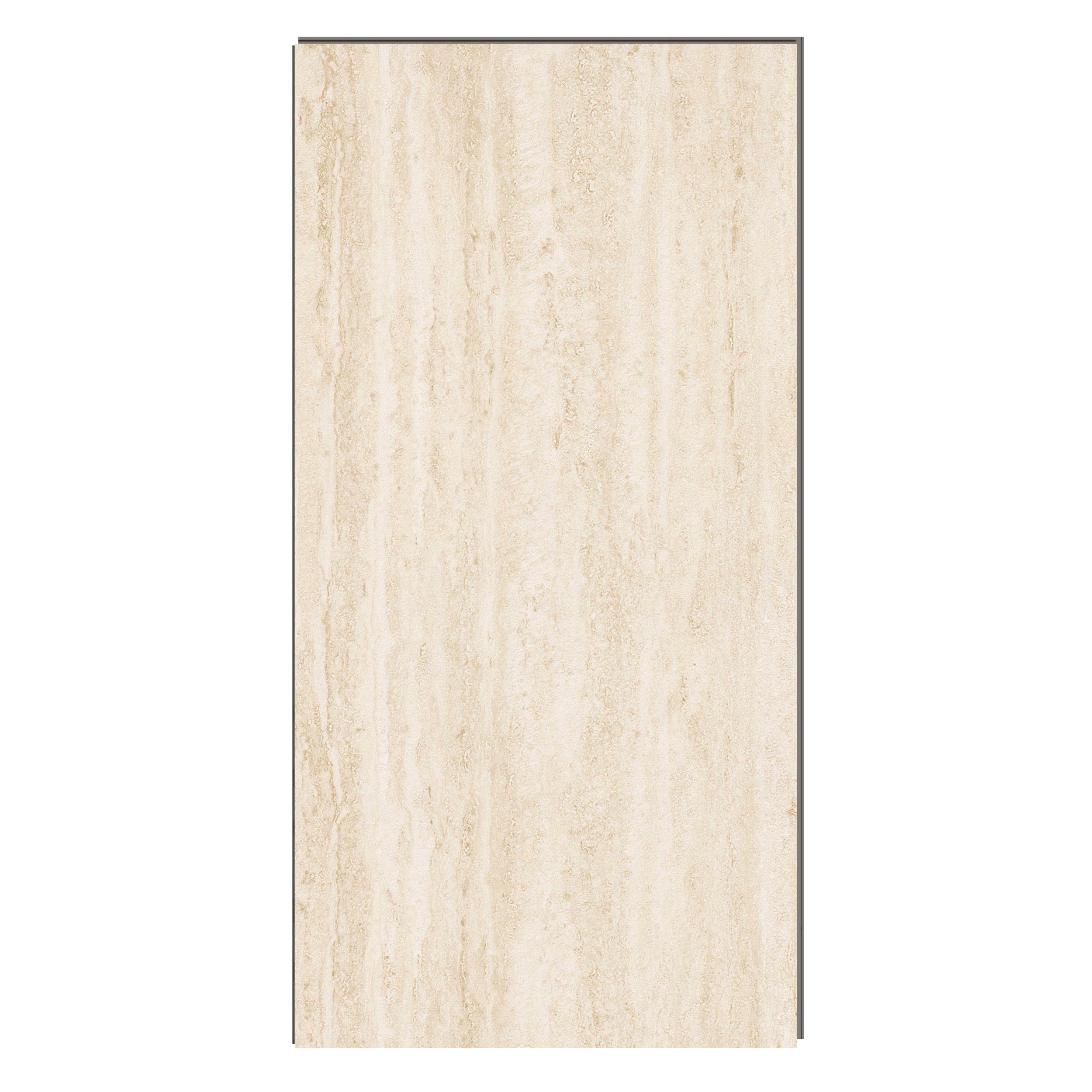 Avorio Beige Waterproof Rigid Core Luxury Vinyl Tile - Foam Pad