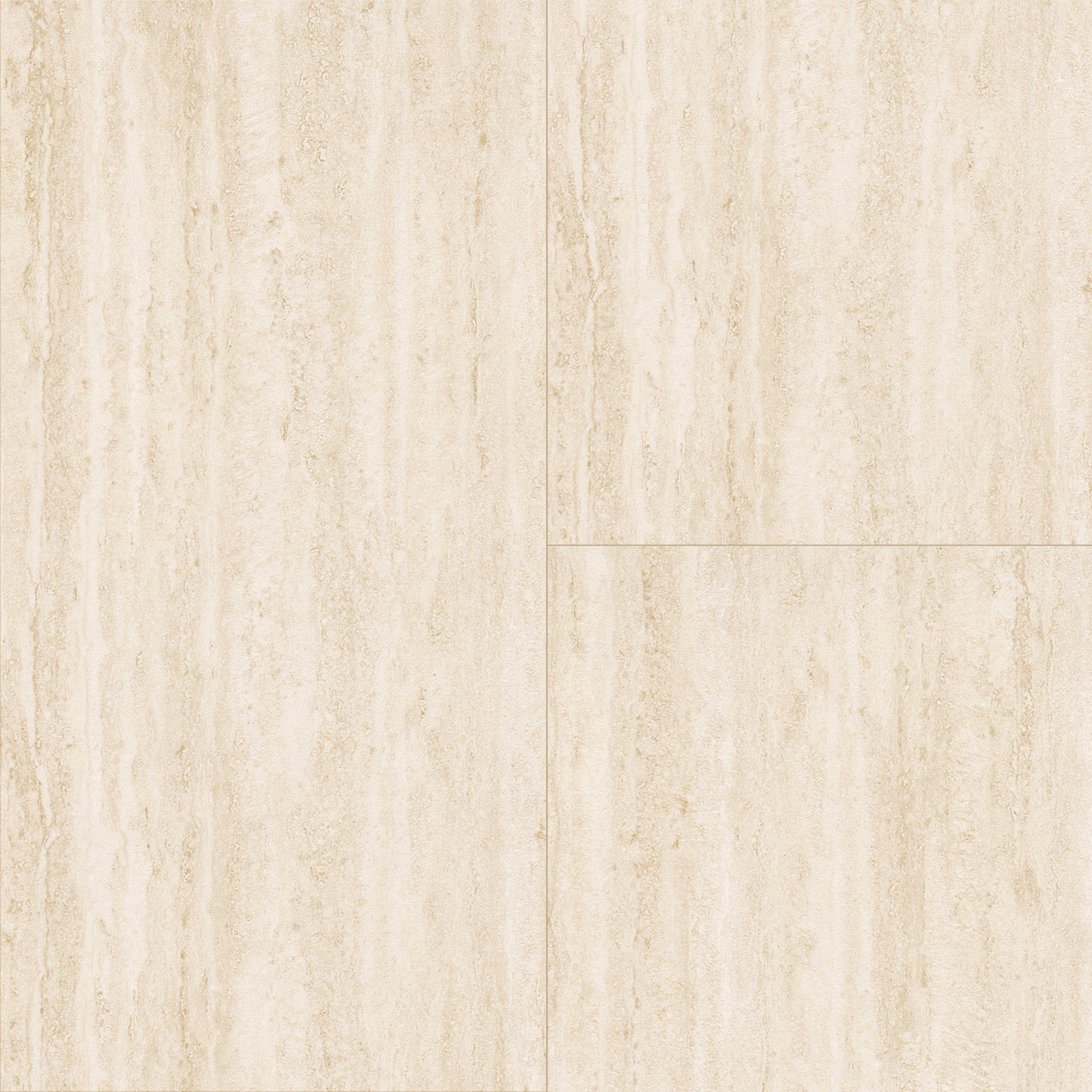 Avorio Beige Waterproof Rigid Core Luxury Vinyl Tile - Foam Pad