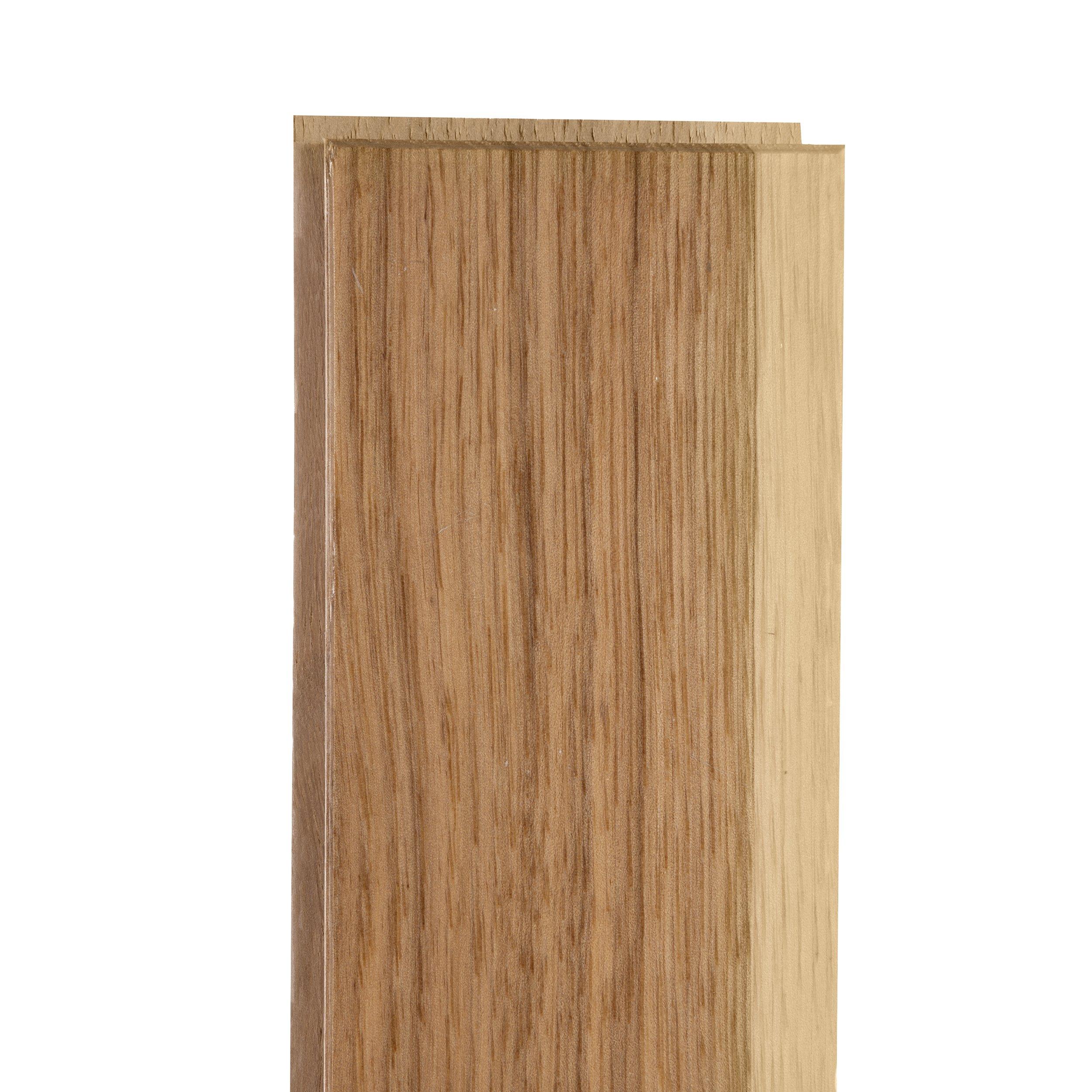 Natural Hickory Smooth Solid Hardwood