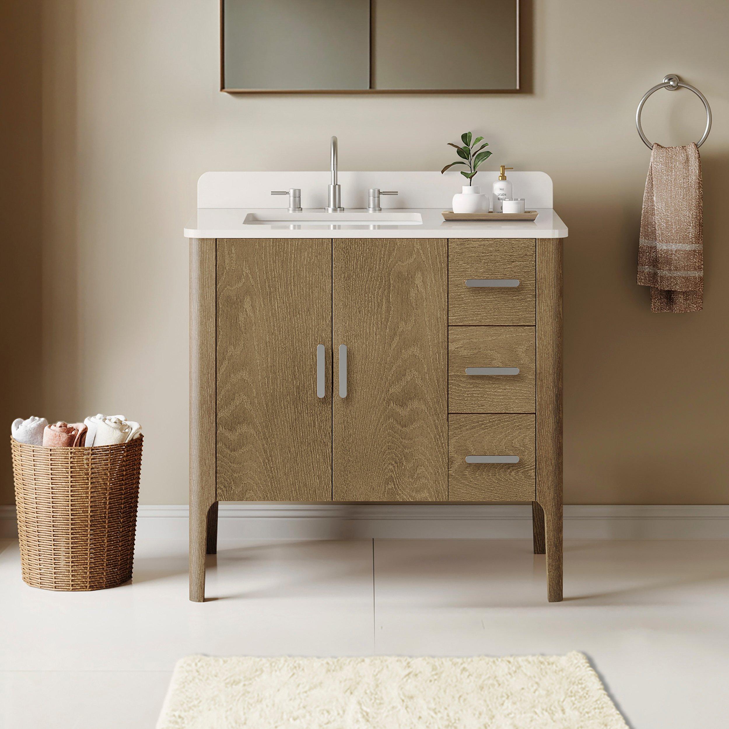 Aspen Vanity with Quartz Top