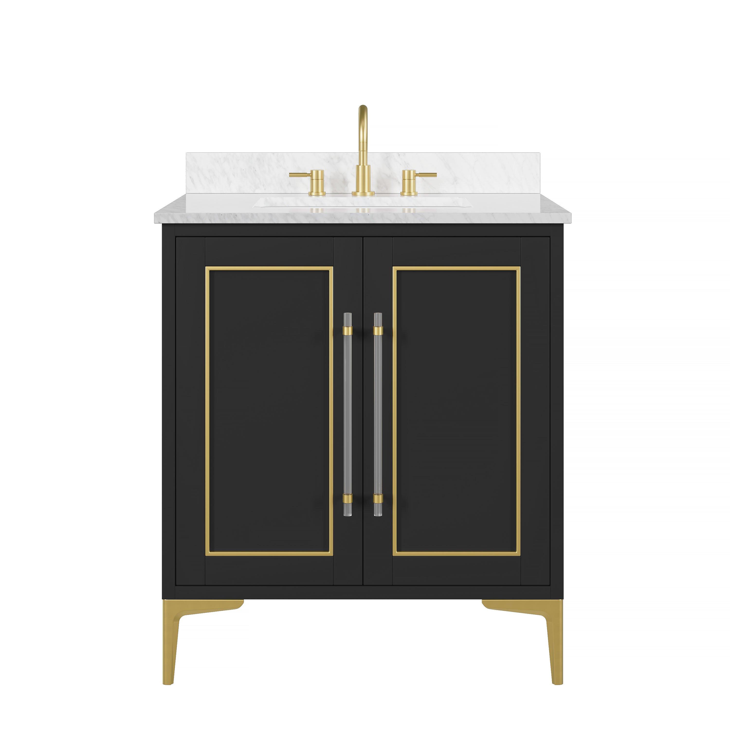 Siena Vanity with Carrara Marble Top