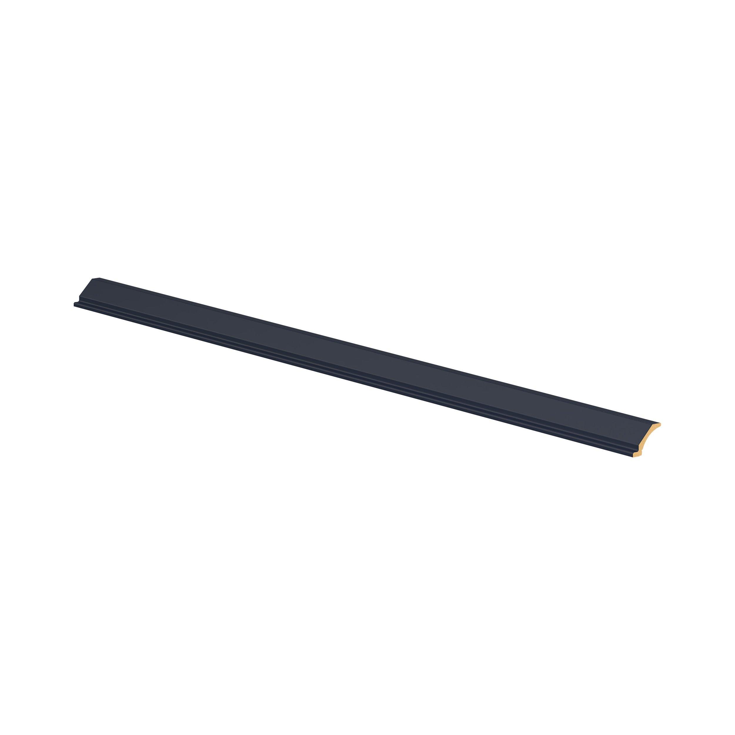 Peachtree 4.98x 96in. Painted Midnight Blue Cabinet Cove Crown Molding with Cleat