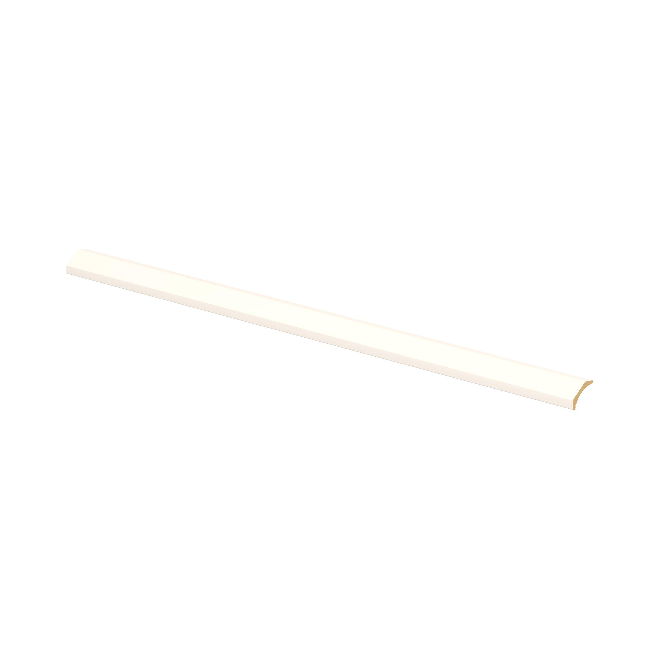 Linden 2.93x 96in. Painted Washed Linen Cabinet Crown Molding without Cleat