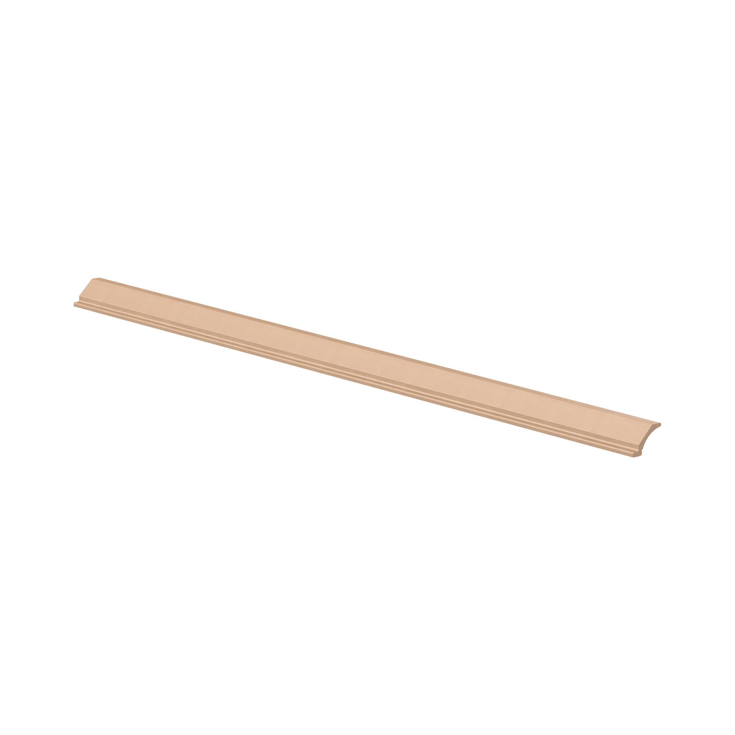 Sugarhill 4.98x 96in. Stained Sugar Cookie Cabinet Cove Crown Molding with Cleat
