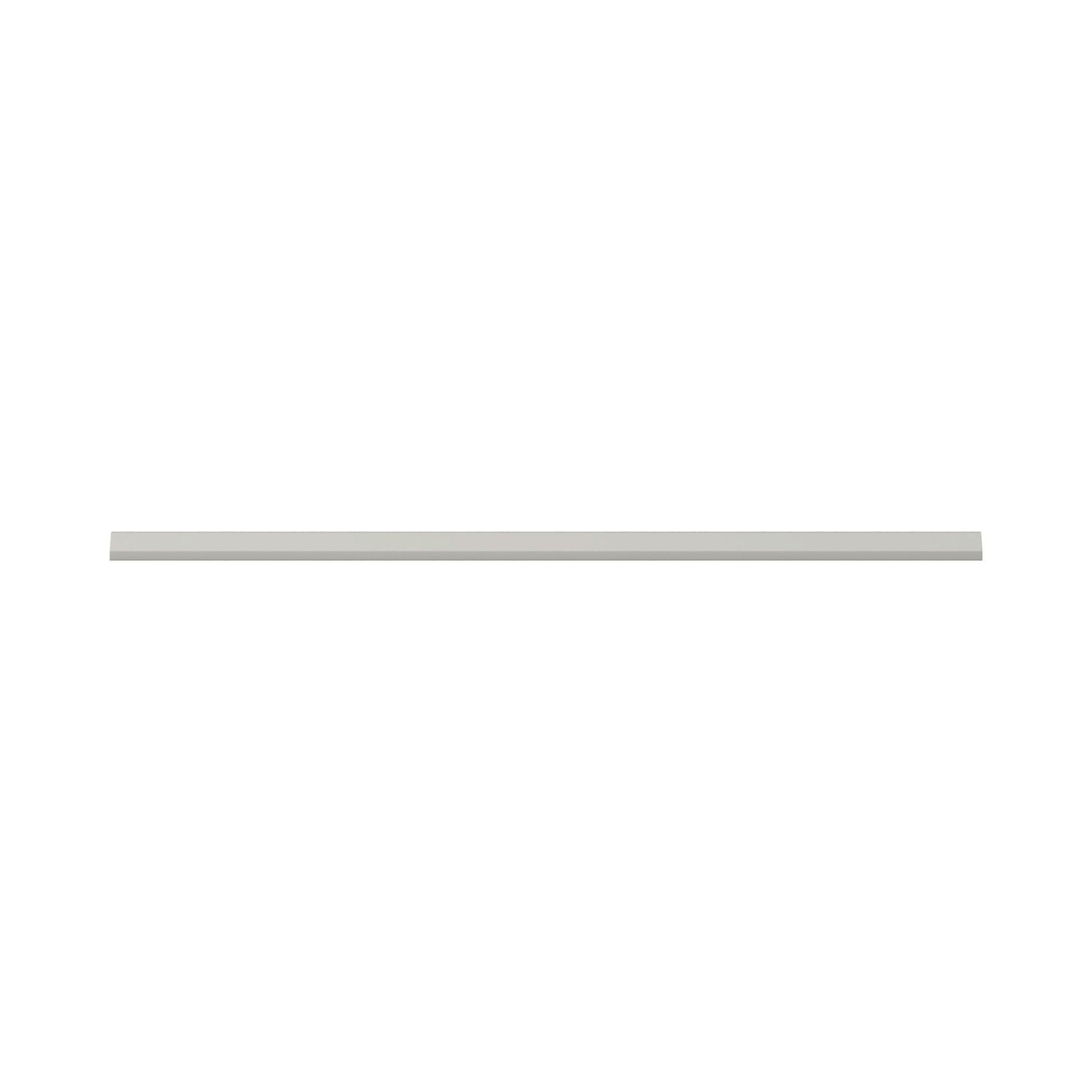 Lenox 2.93x 96in. Painted Light Gray Cabinet Crown Molding without Cleat