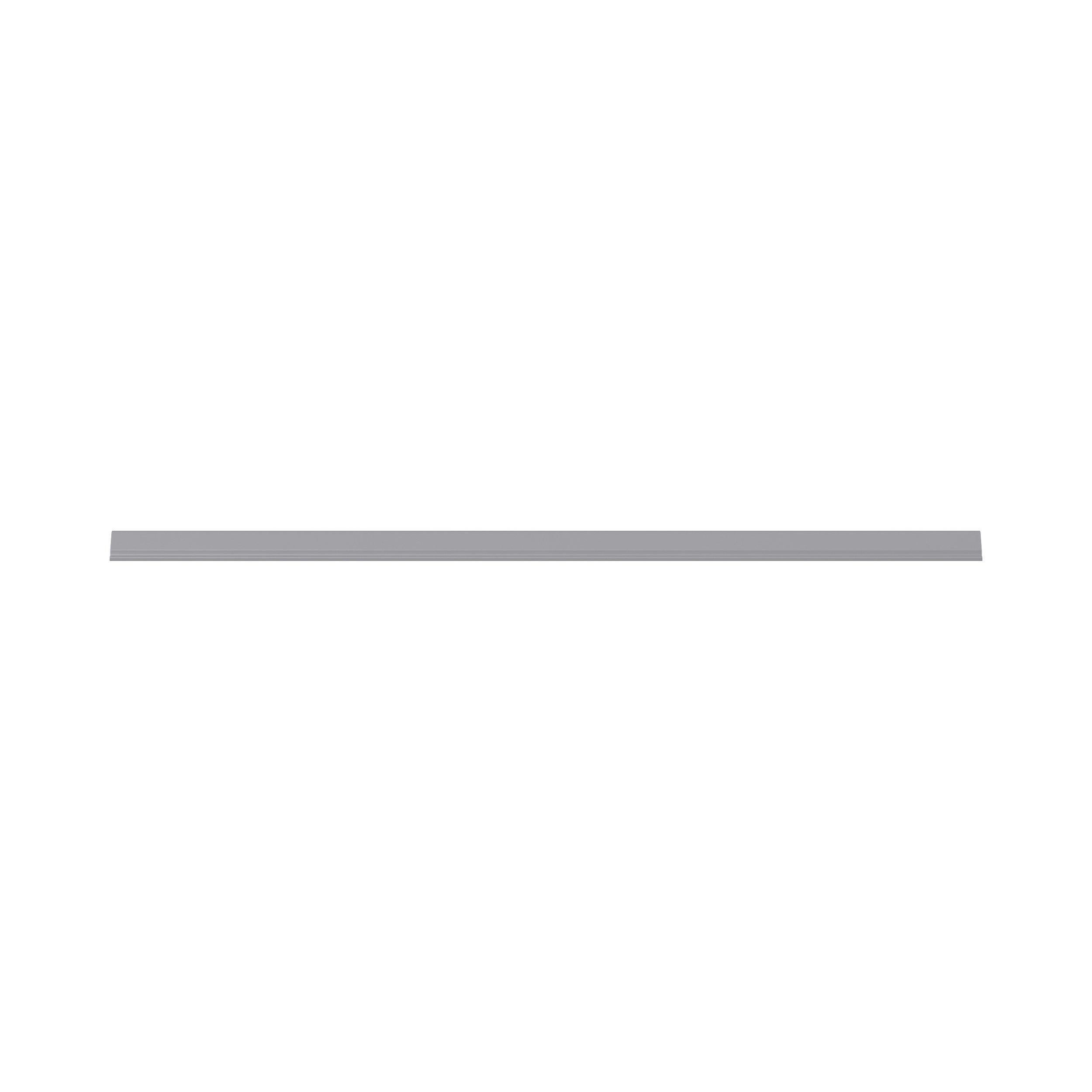 Candler 4.98 x 96in. Painted Slate Gray Cabinet Cove Crown Molding with Cleat