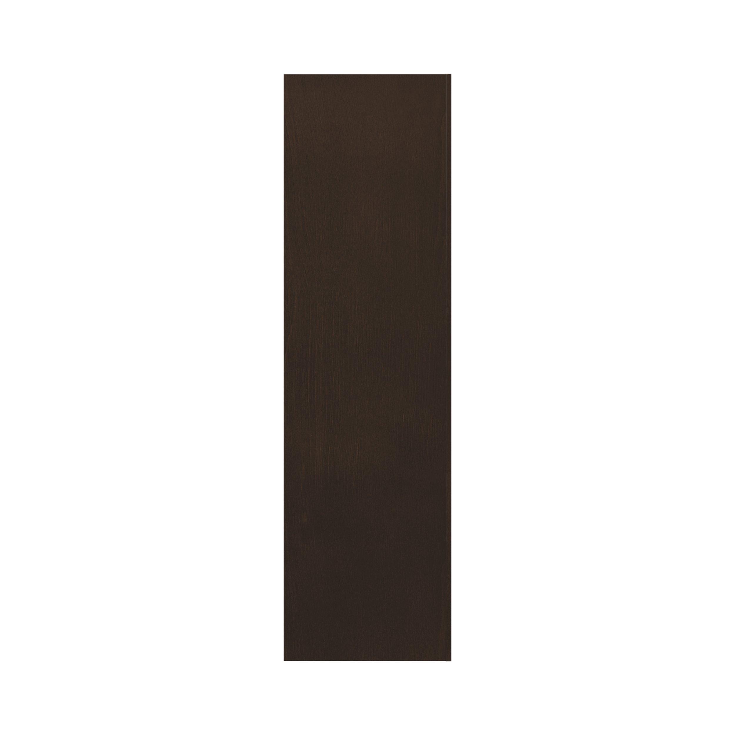 Baxley 24 x 84in. Stained Cocoa Plywood Cabinet Refrigerator End Panel