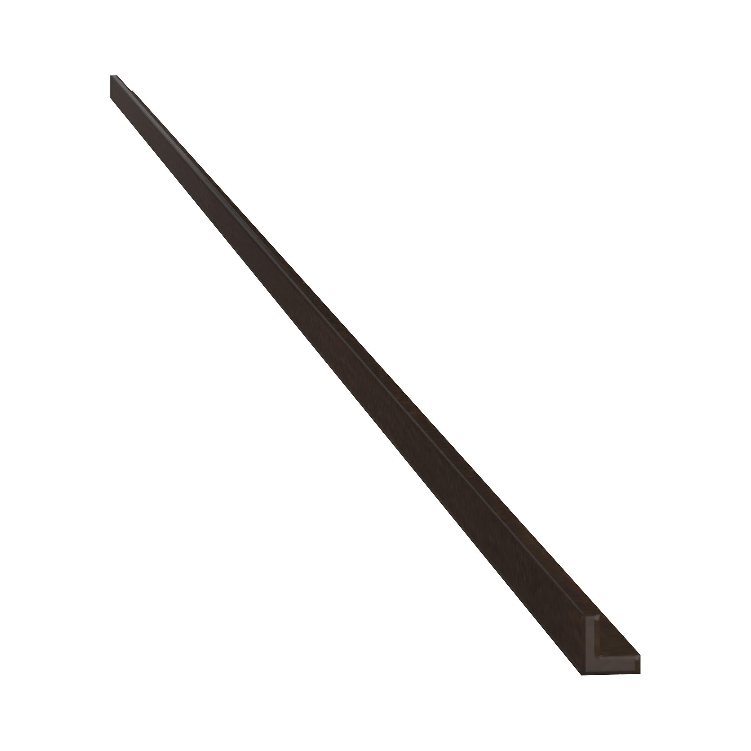 Baxley 96 x 0.7in. Stained Cocoa Plywood Cabinet Outside Corner Molding
