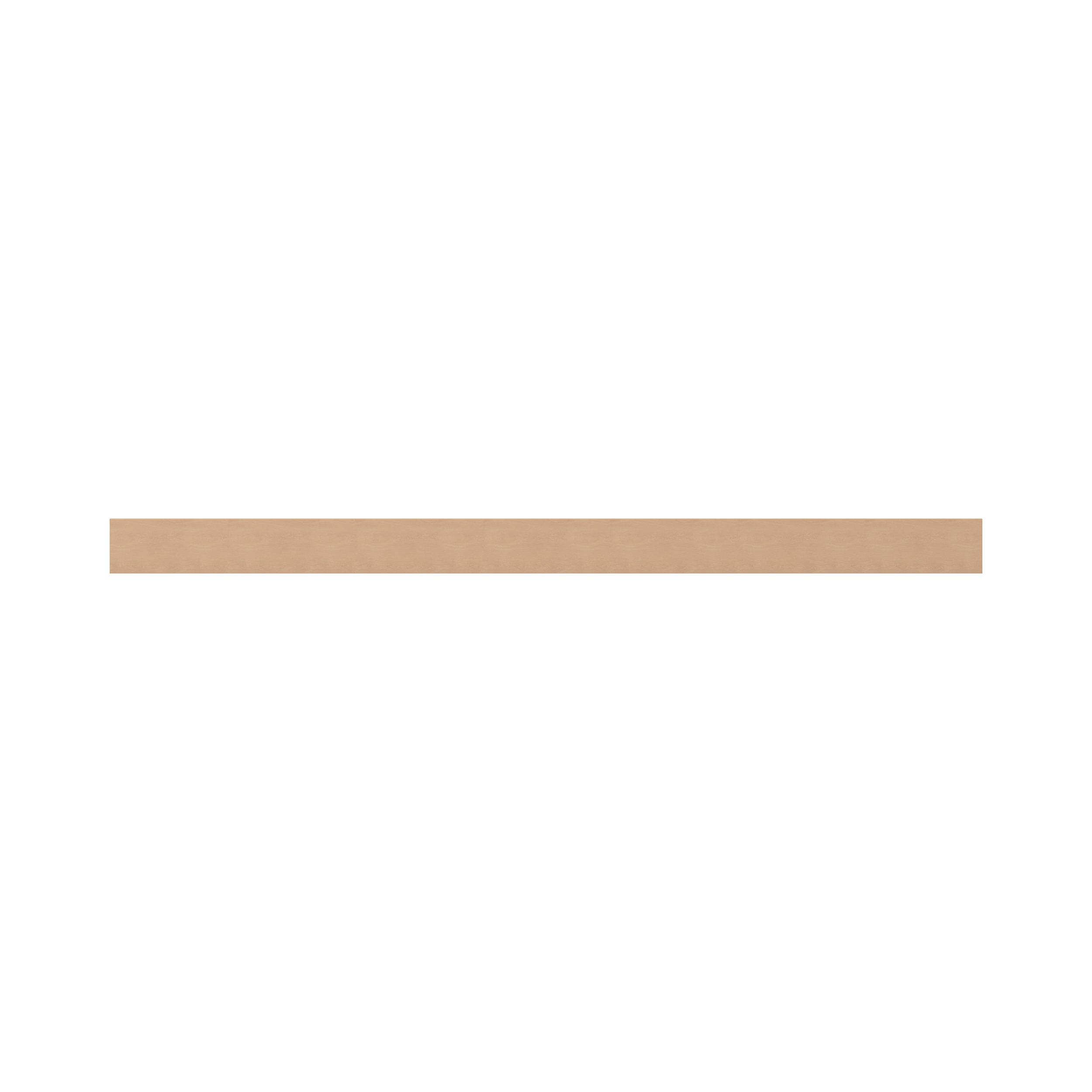 Sugarhill 6x 96in. Stained Sugar Cookie Cabinet Filler Strip