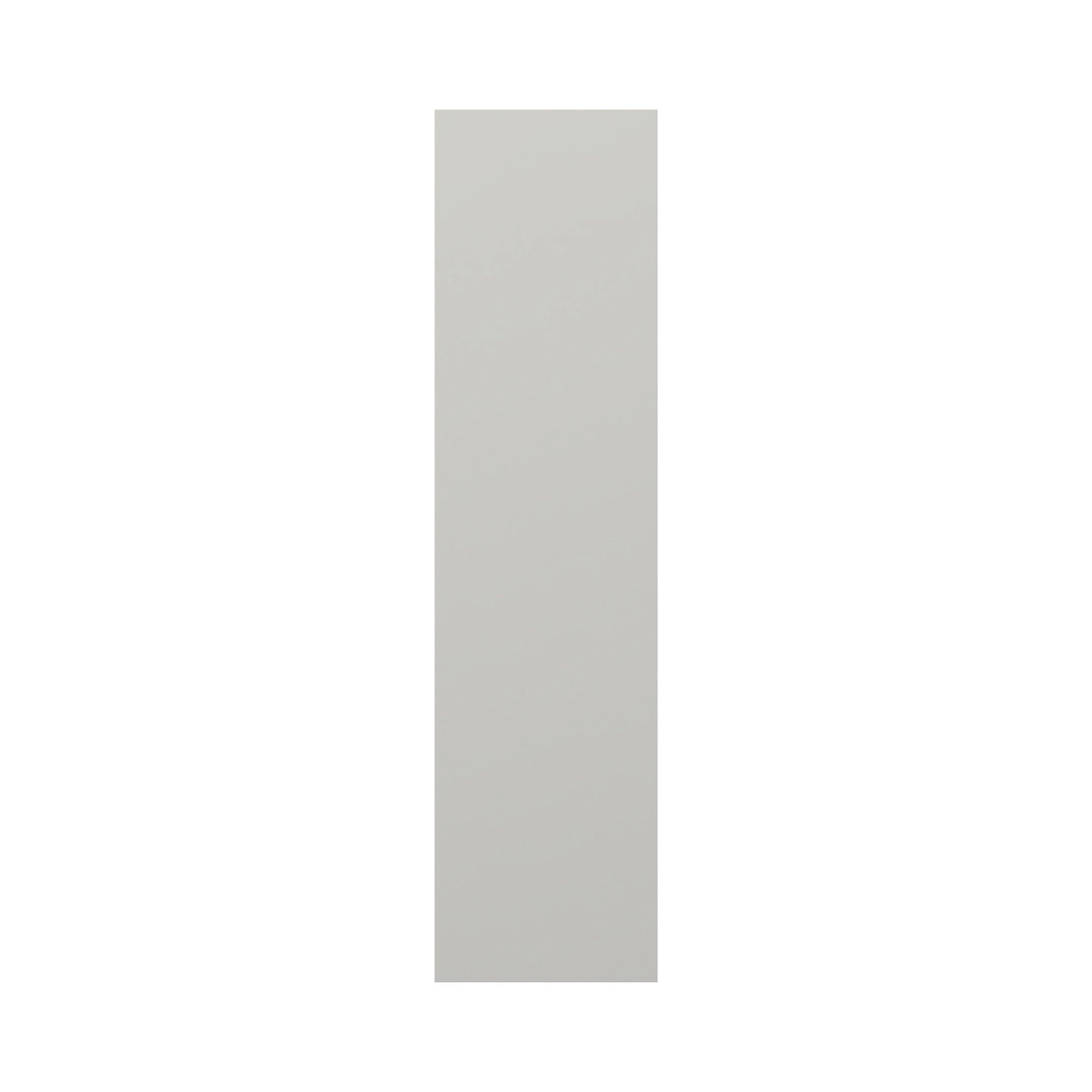 Lenox 24.57x 96in. Painted Light Gray Cabinet End Panel