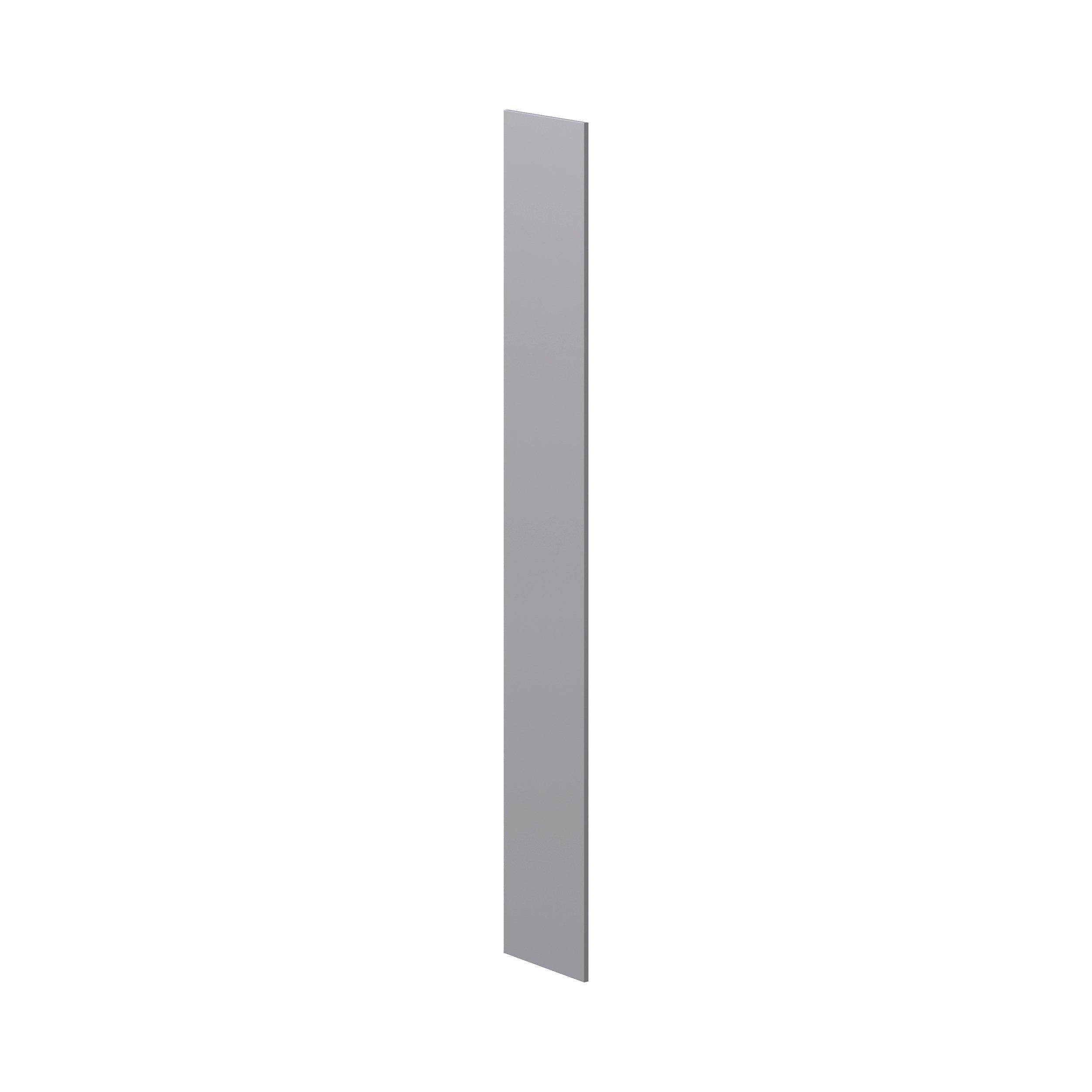 Candler 14.81 x 96in. Painted Slate Gray Cabinet End Panel
